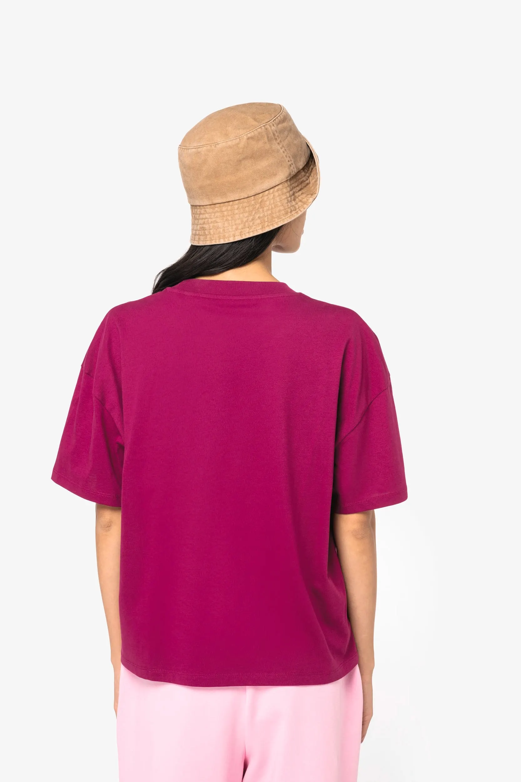 Camiseta ecorresponsable oversize mujer