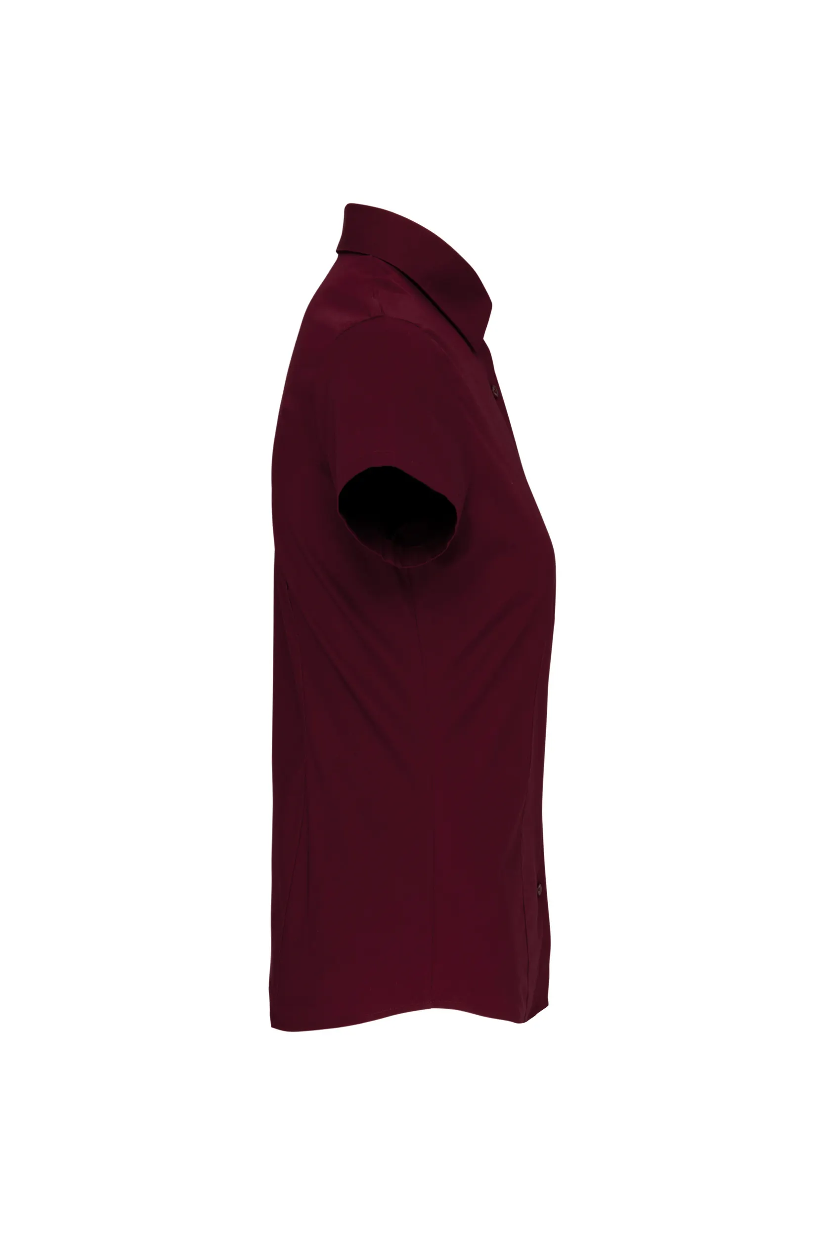 Camisa stretch manga corta mujer