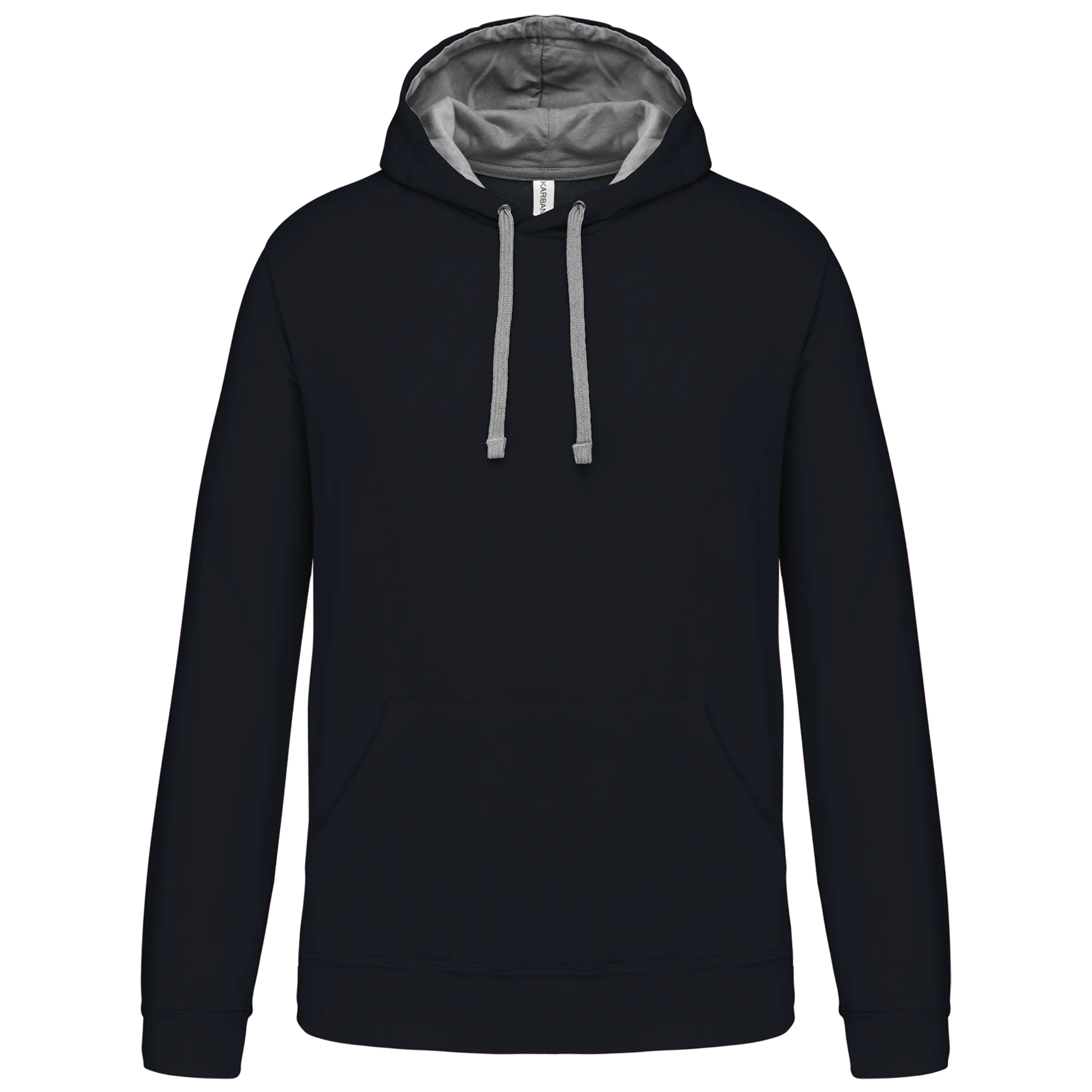 Sudadera capucha contrastada hombre