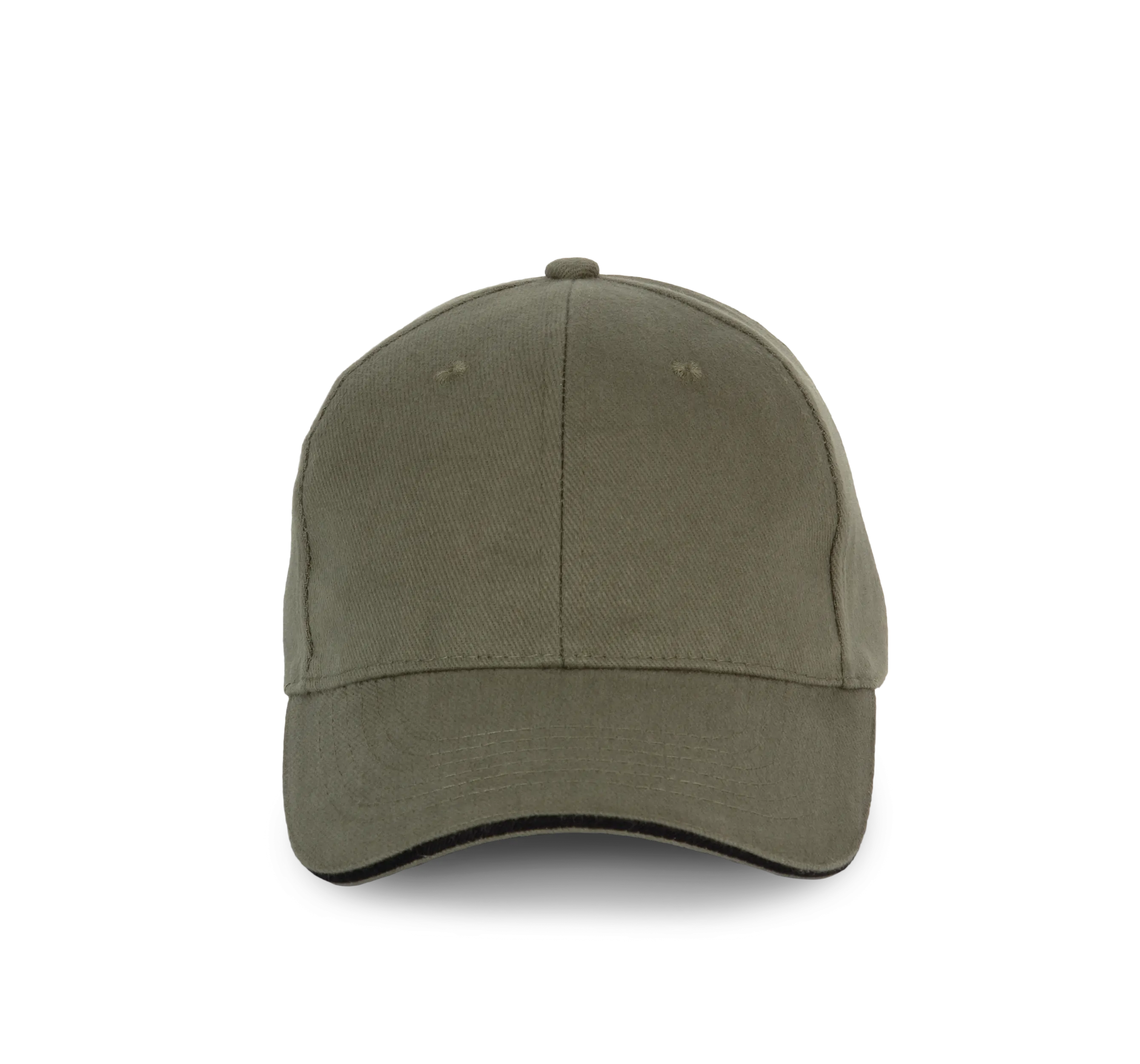 Gorra algodón orgánico con sándwich contrastado - 6 paneles