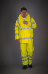 Chaqueta Alta Visibilidad Soft Flex transpirable para lluvia