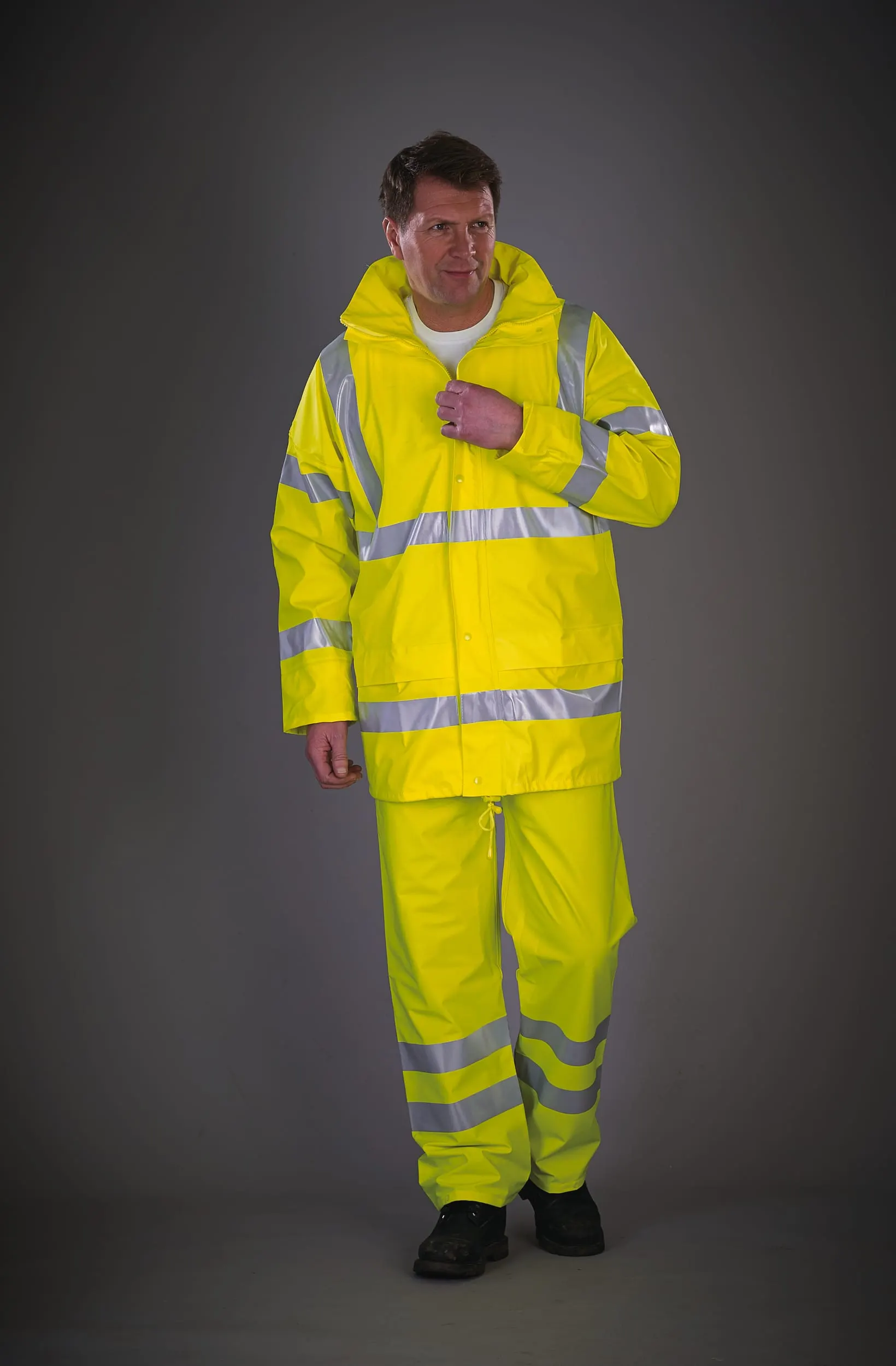 Chaqueta Alta Visibilidad Soft Flex transpirable para lluvia