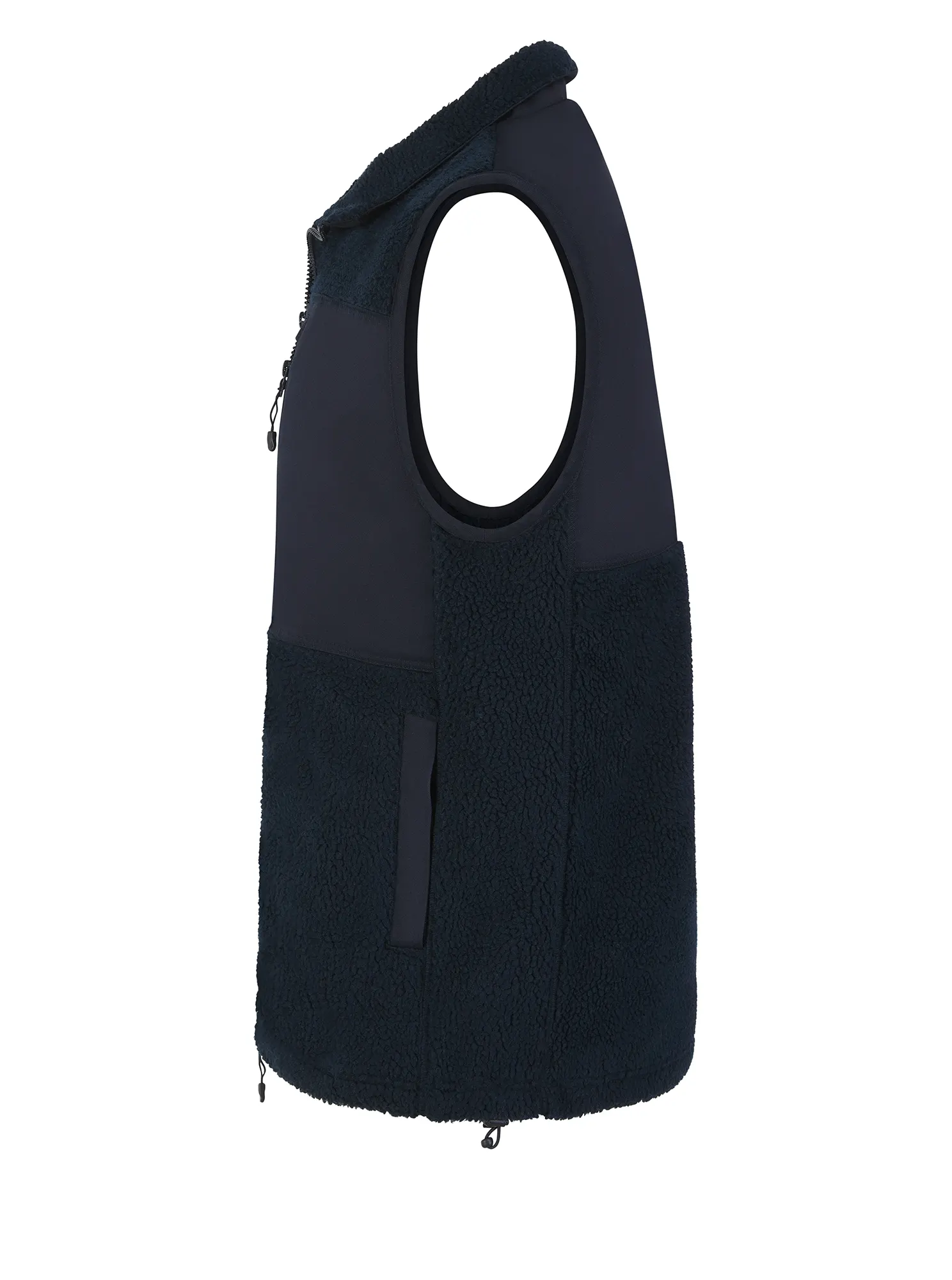 Chaleco de sherpa reciclado