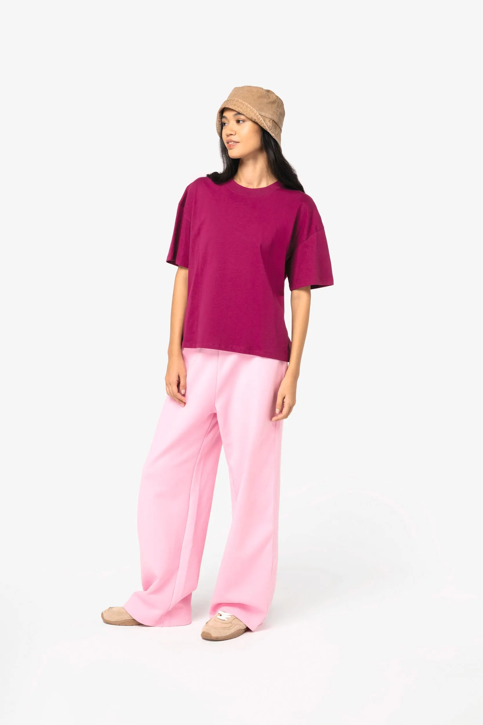 Camiseta ecorresponsable oversize mujer