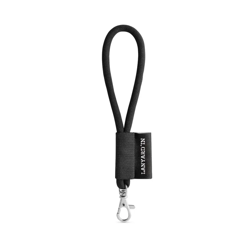 75090. SET Lanyard TUBE Short (Ø 7 mm) con mosquetón de 9 mm