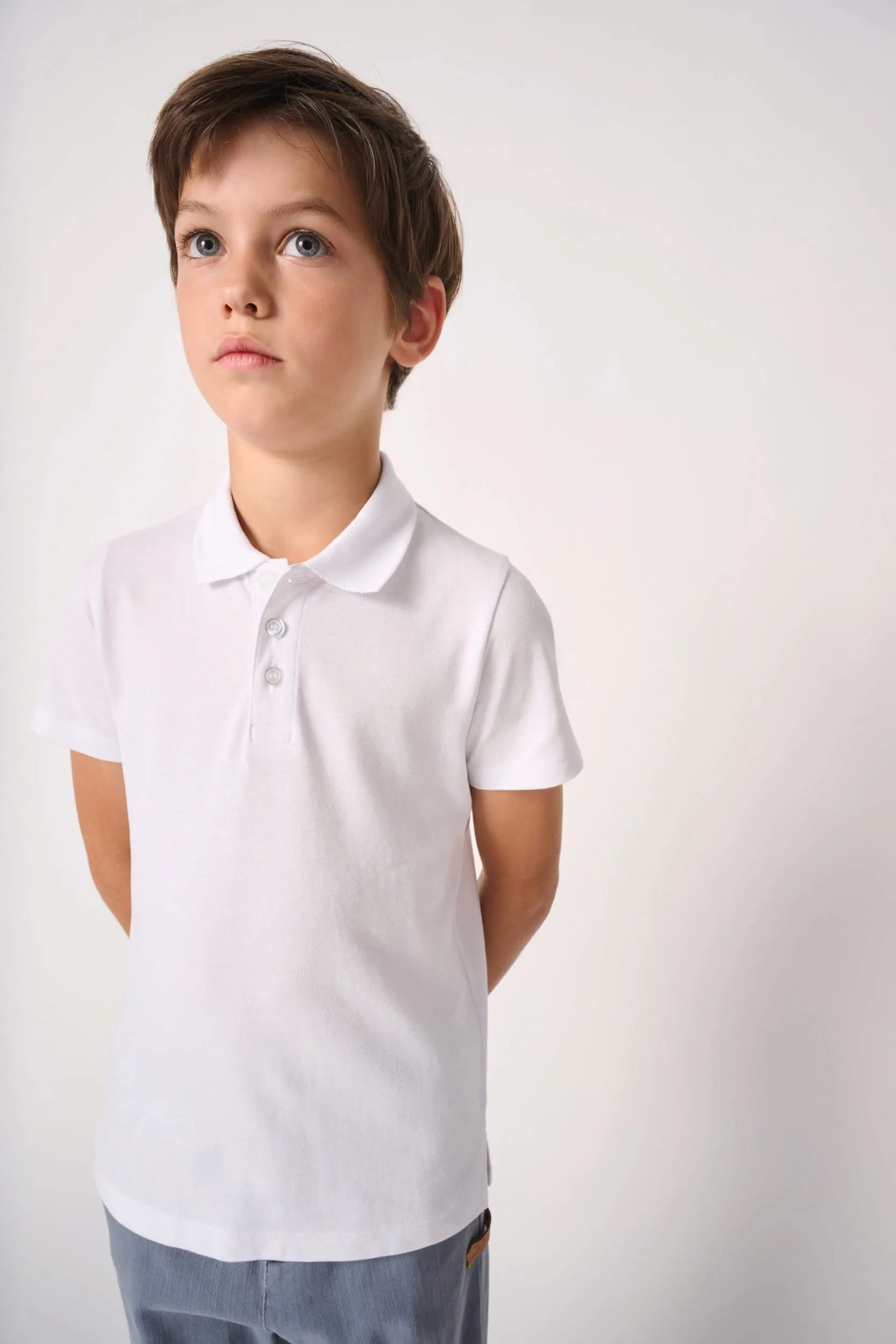 Polo punto piqué infantil