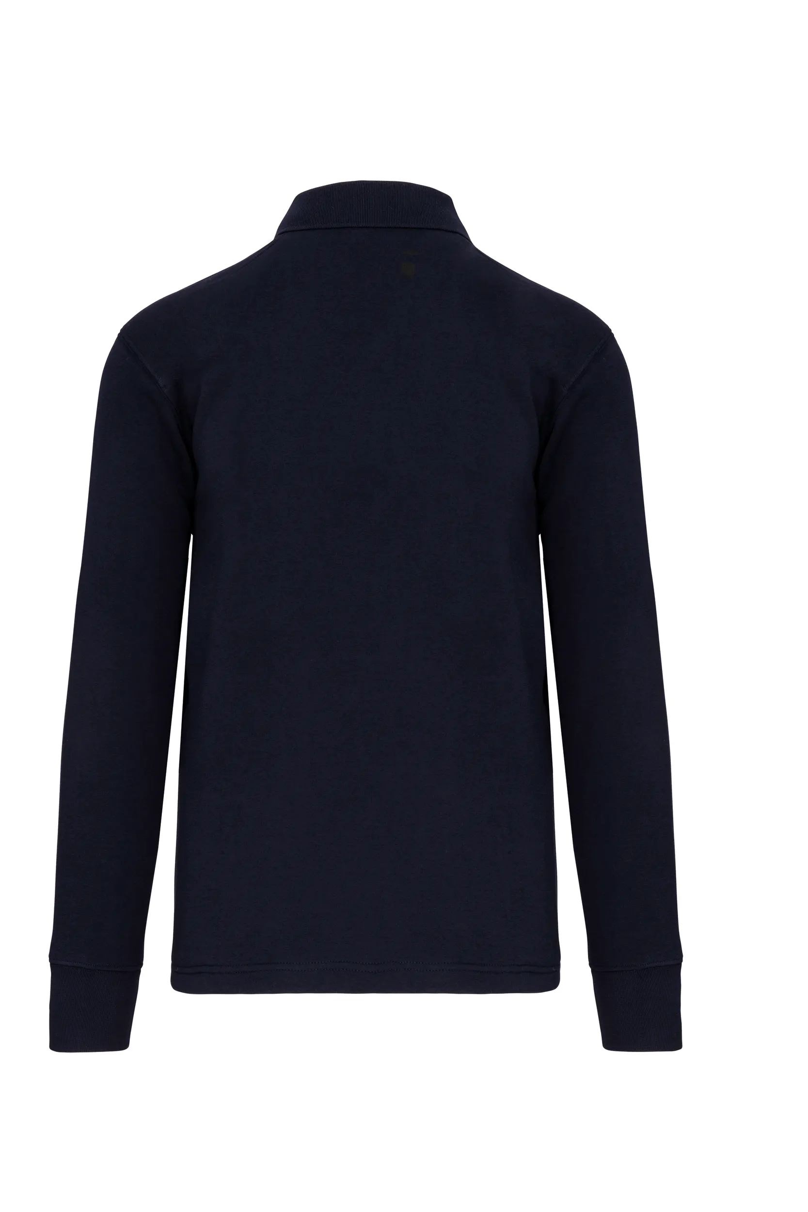 Sudadera cuello polo