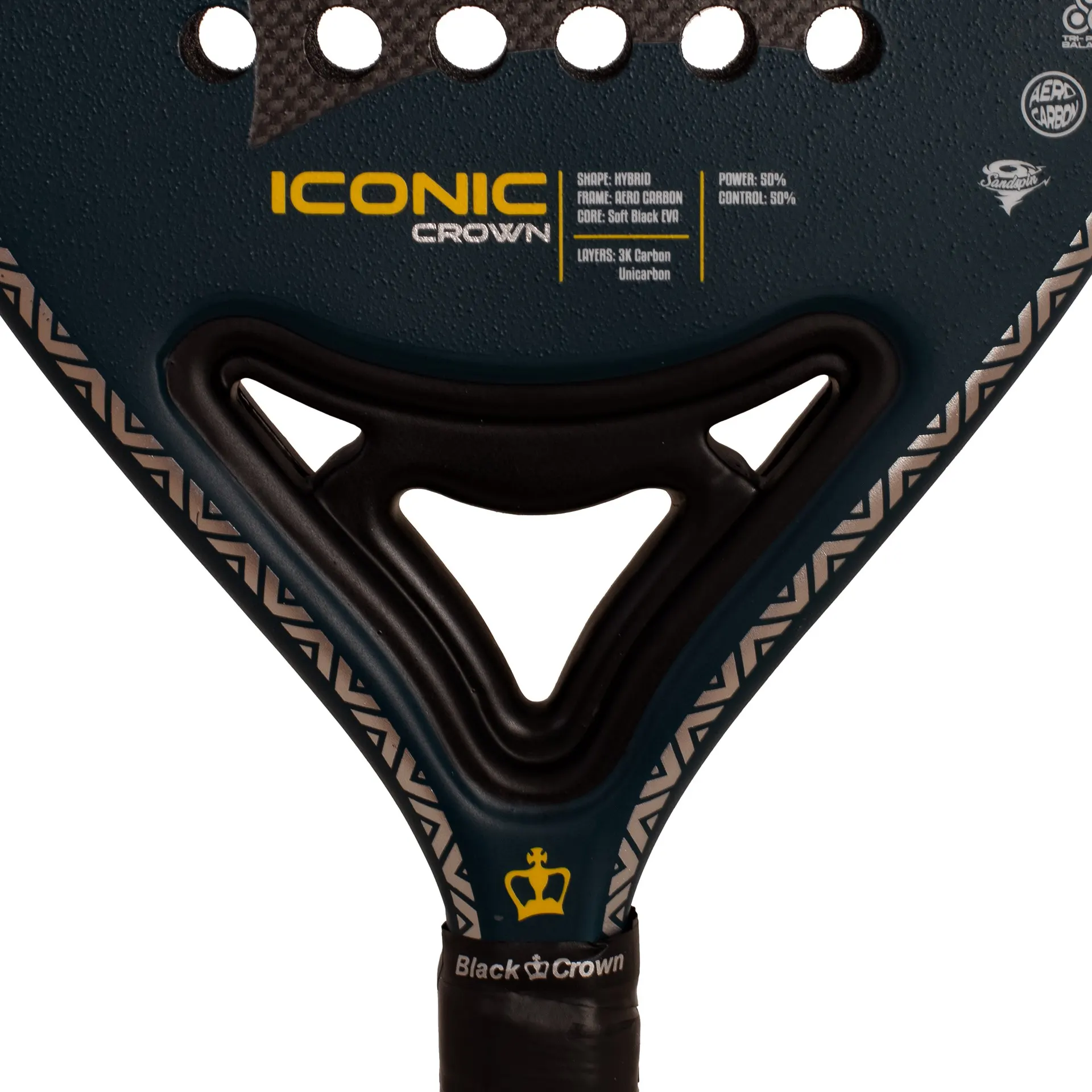 PALA DE PÁDEL BLACK CROWN ICONIC CROWN