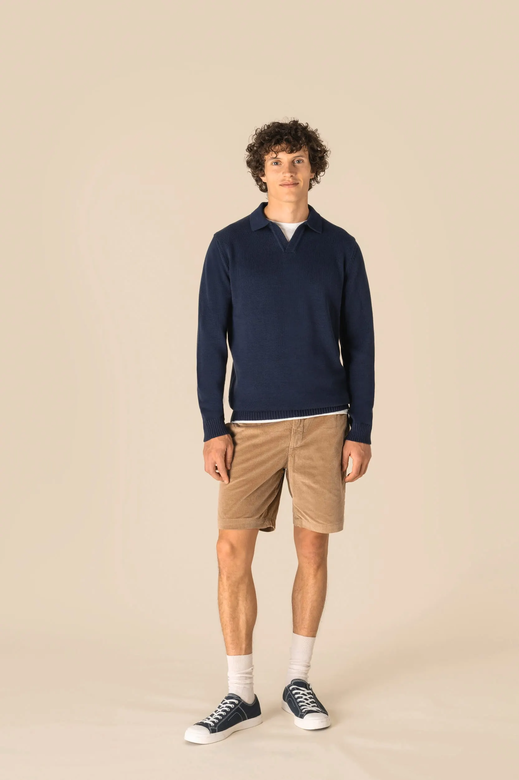 Short ecorresponsable de pana hombre