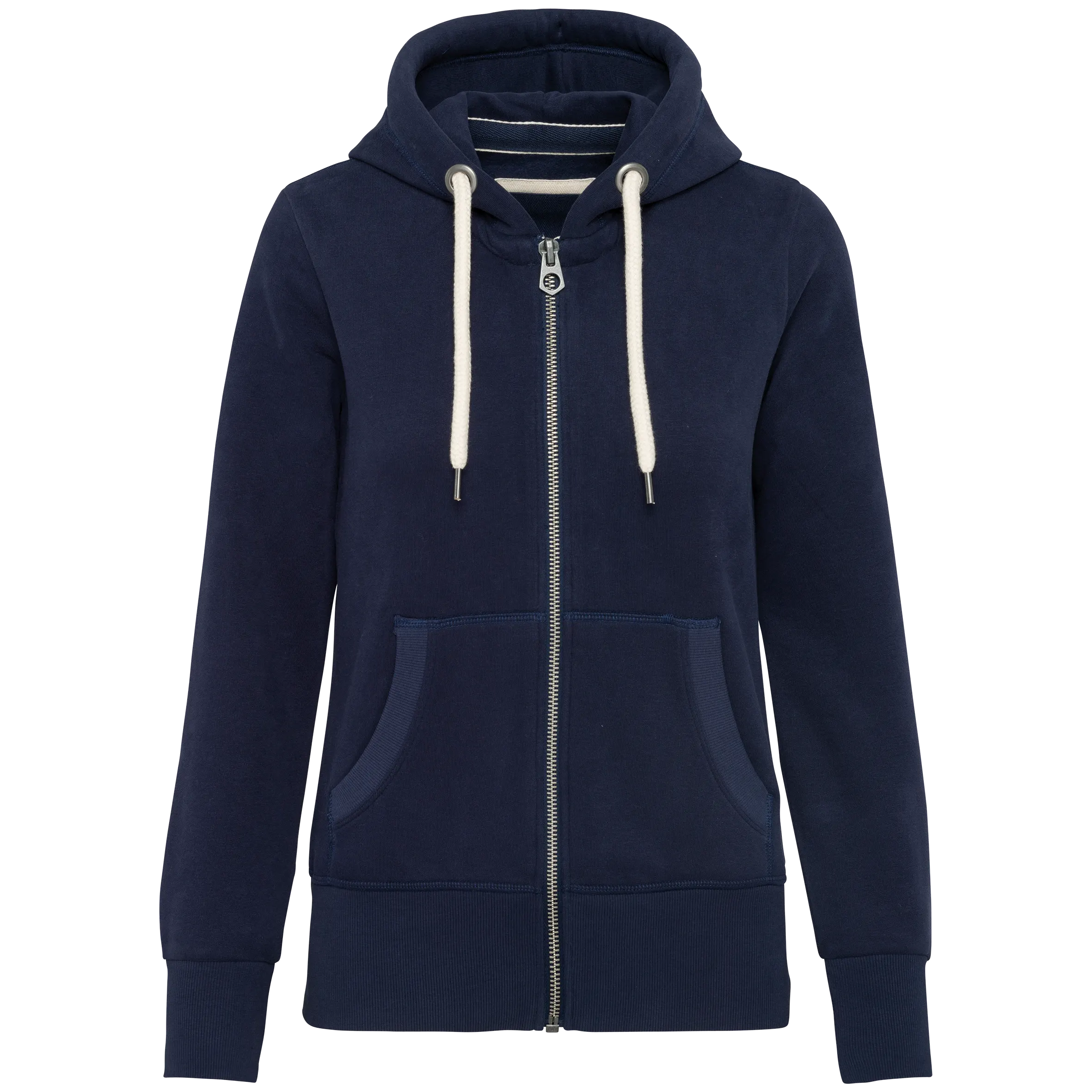 Sudadera vintage - cremallera y capucha mujer