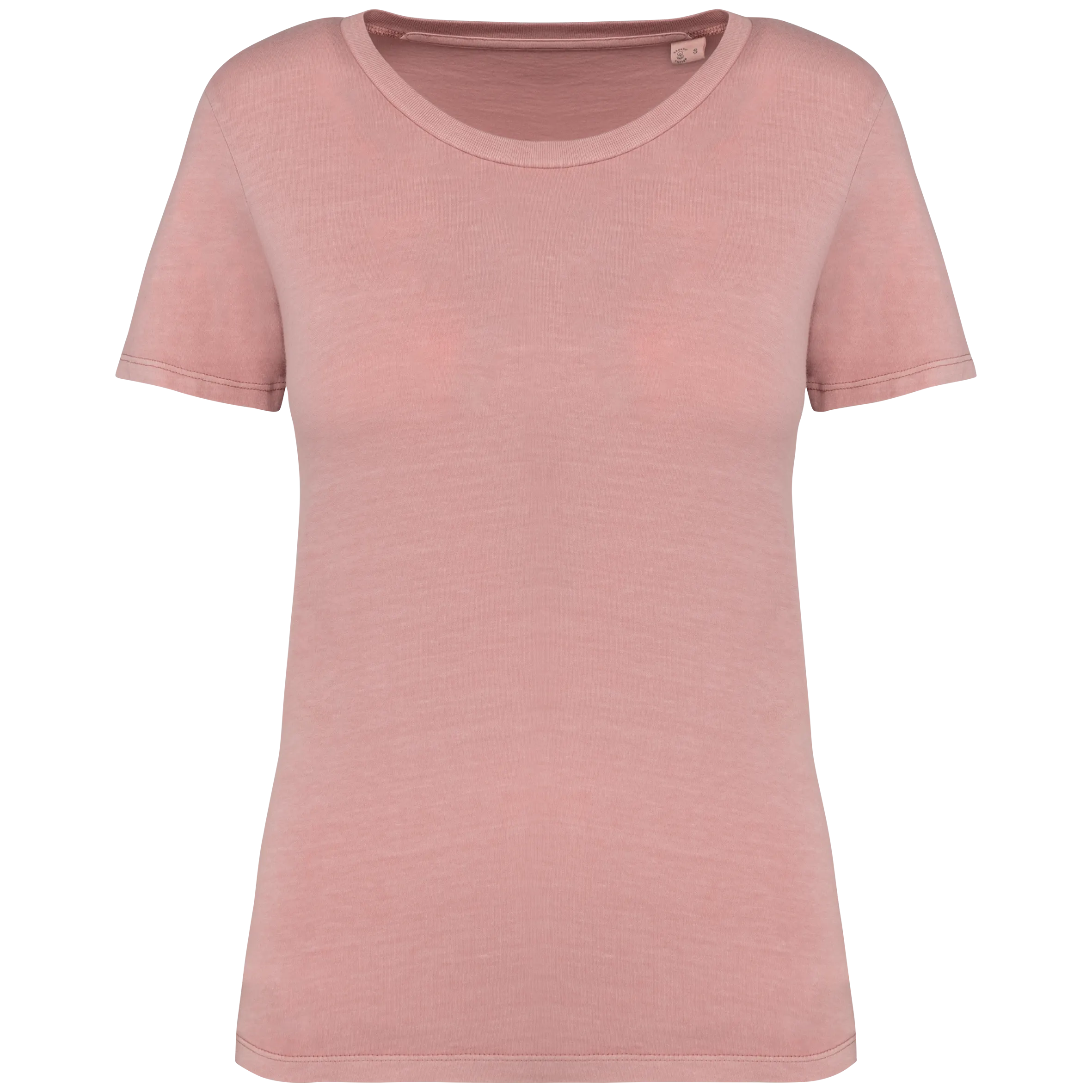 Camiseta ecorresponsable efecto lavado mujer