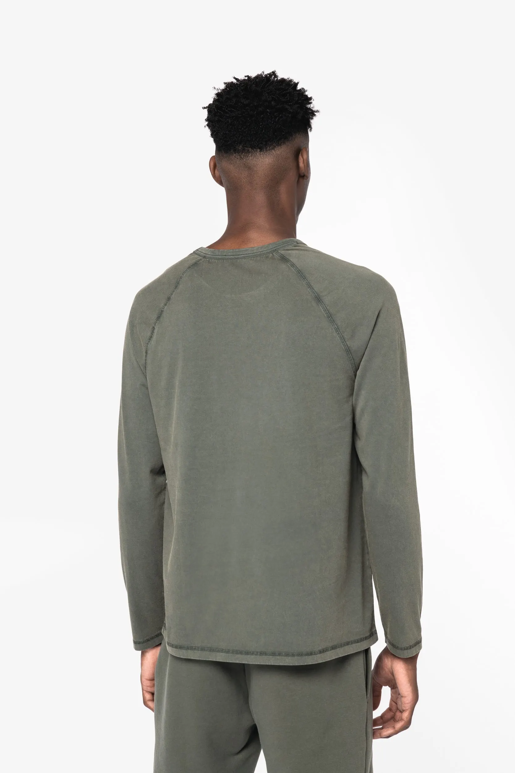 Camiseta ecorresponsable manga larga raglan hombre