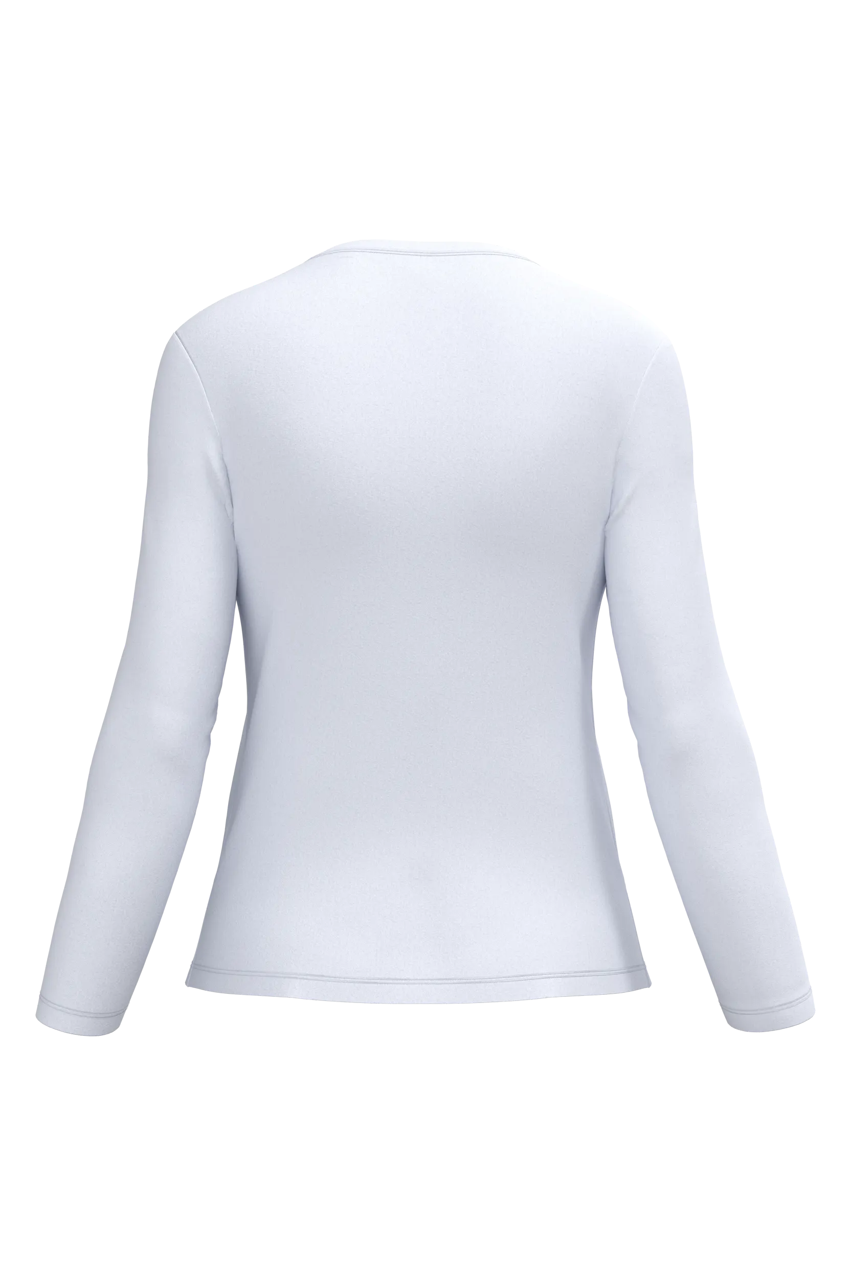 Camiseta manga larga y cuello redondo mujer