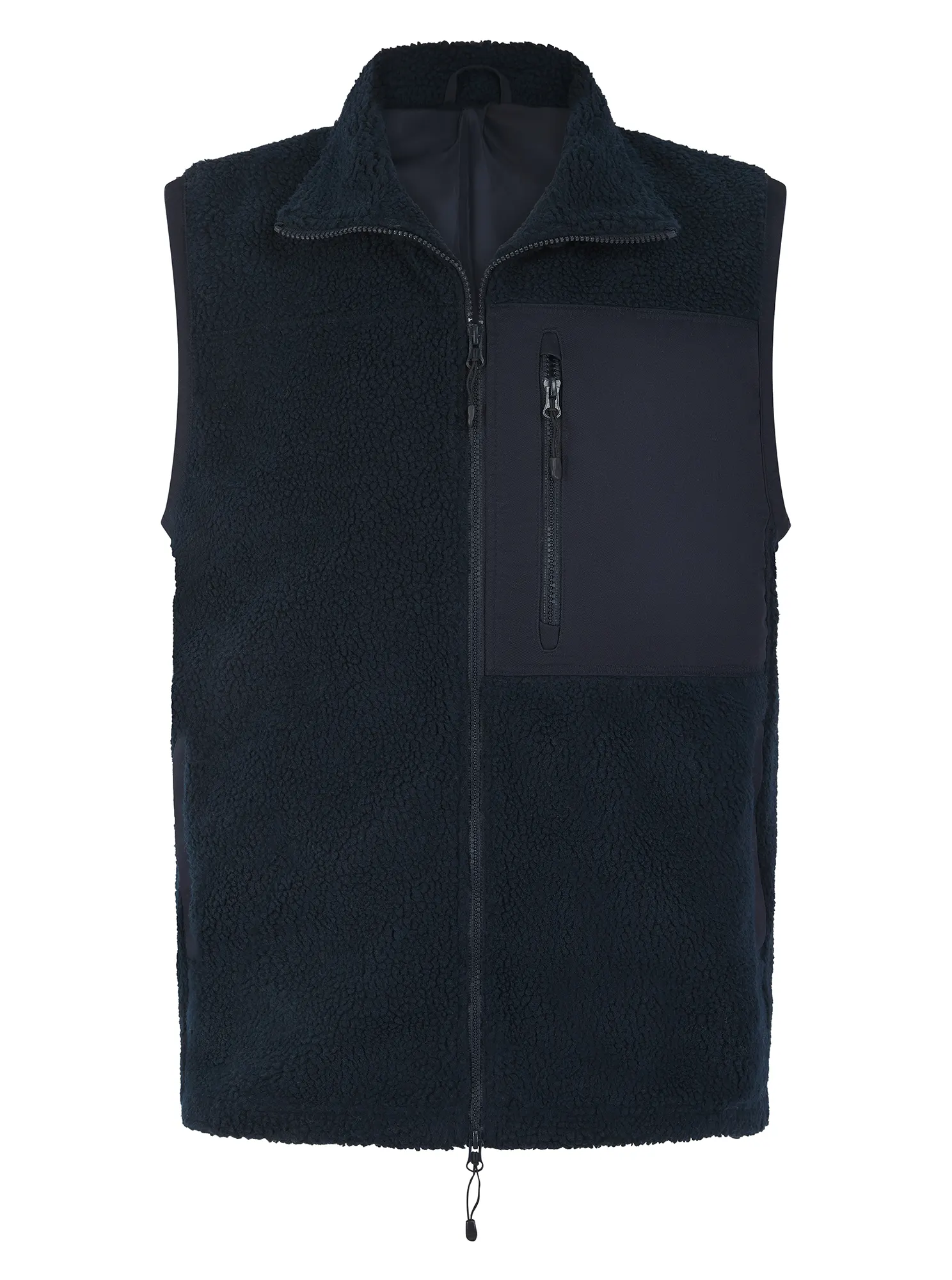 Chaleco de sherpa reciclado
