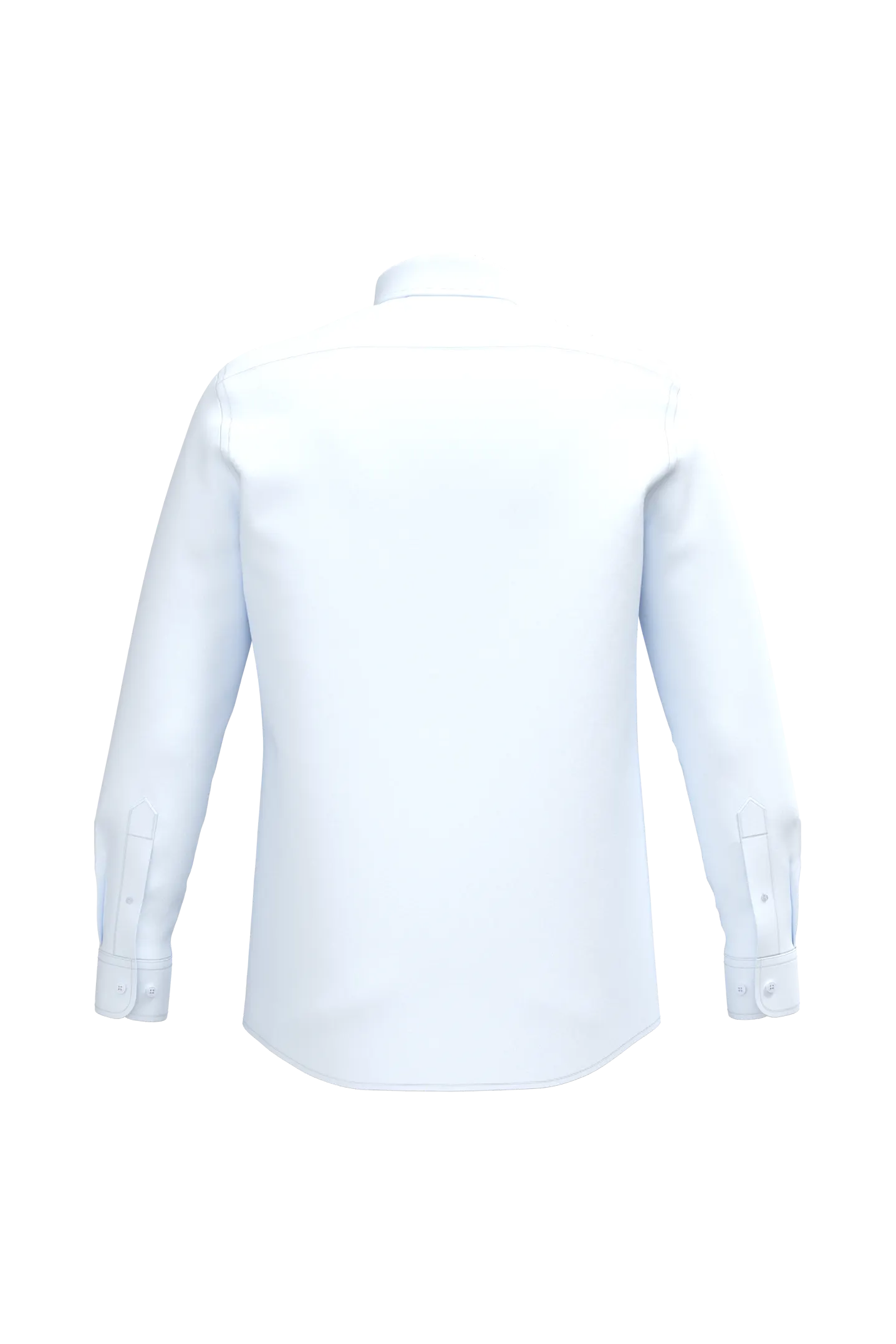 Camisa de popelina de polialgodón de fácil cuidado para hombre