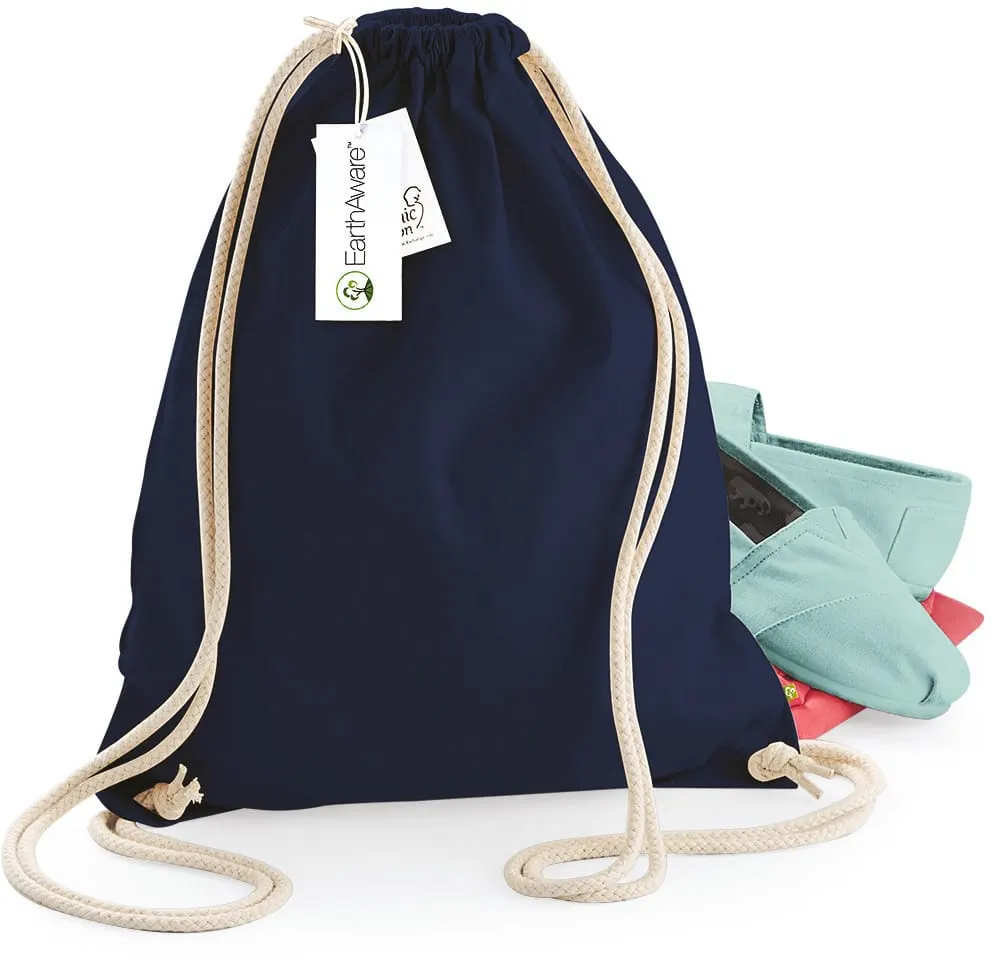 Bolsa de gimnasio EARTHAWARE® - algodón orgánico
