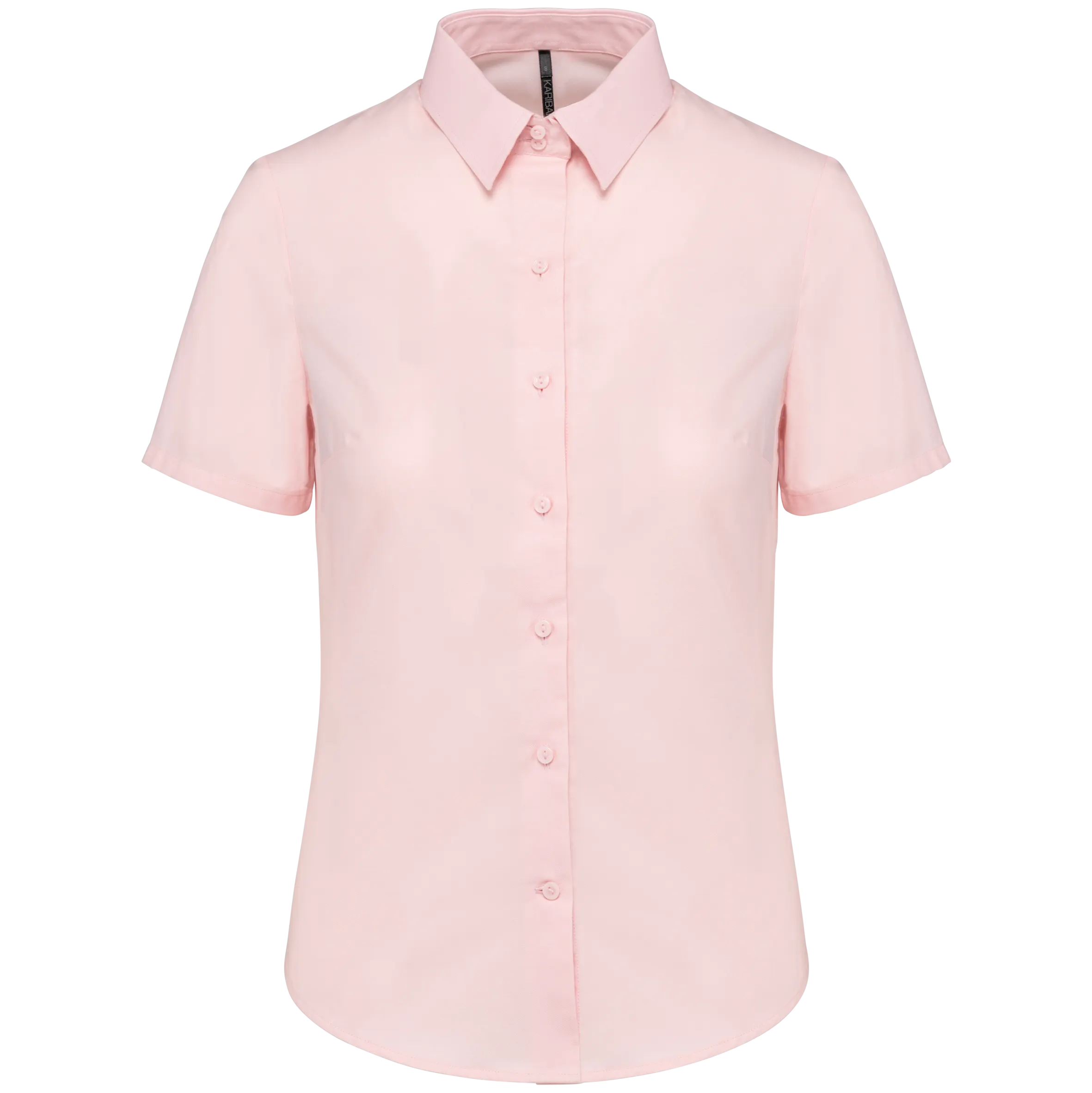 Camisa oxford manga corta mujer