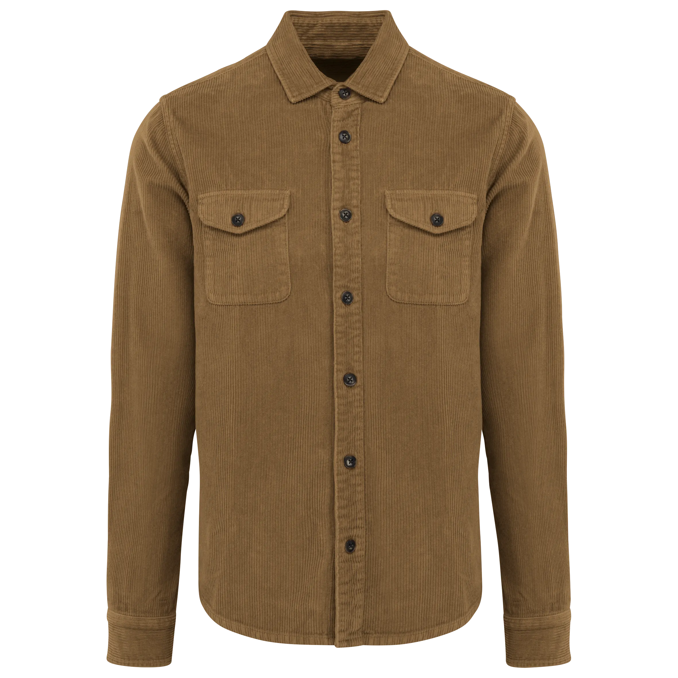 Sobrecamisa ecorresponsable efecto lavado de pana hombre