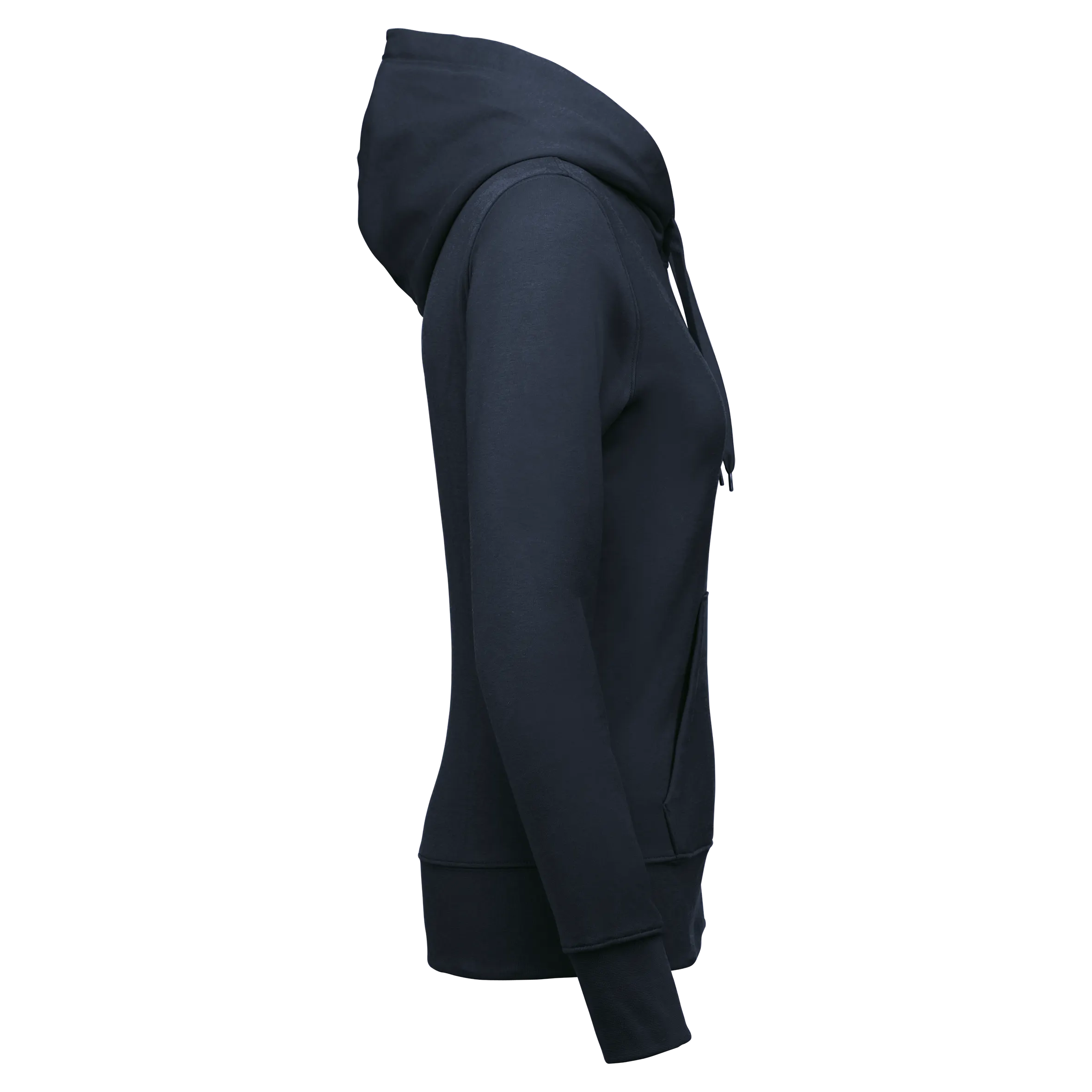 Sudadera con capucha y cremallera ecorresponsable mujer