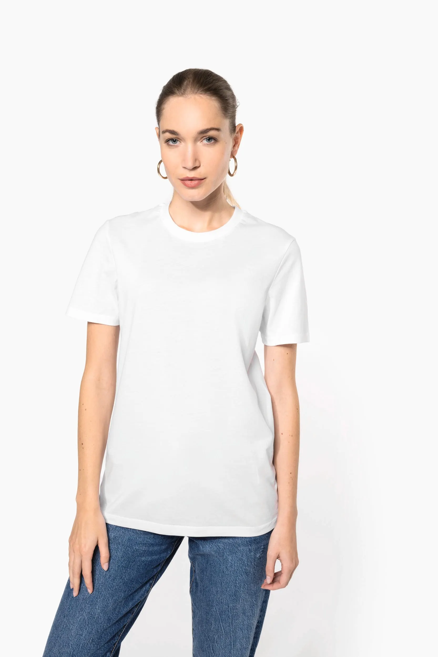 Camiseta cuello redondo y manga corta unisex