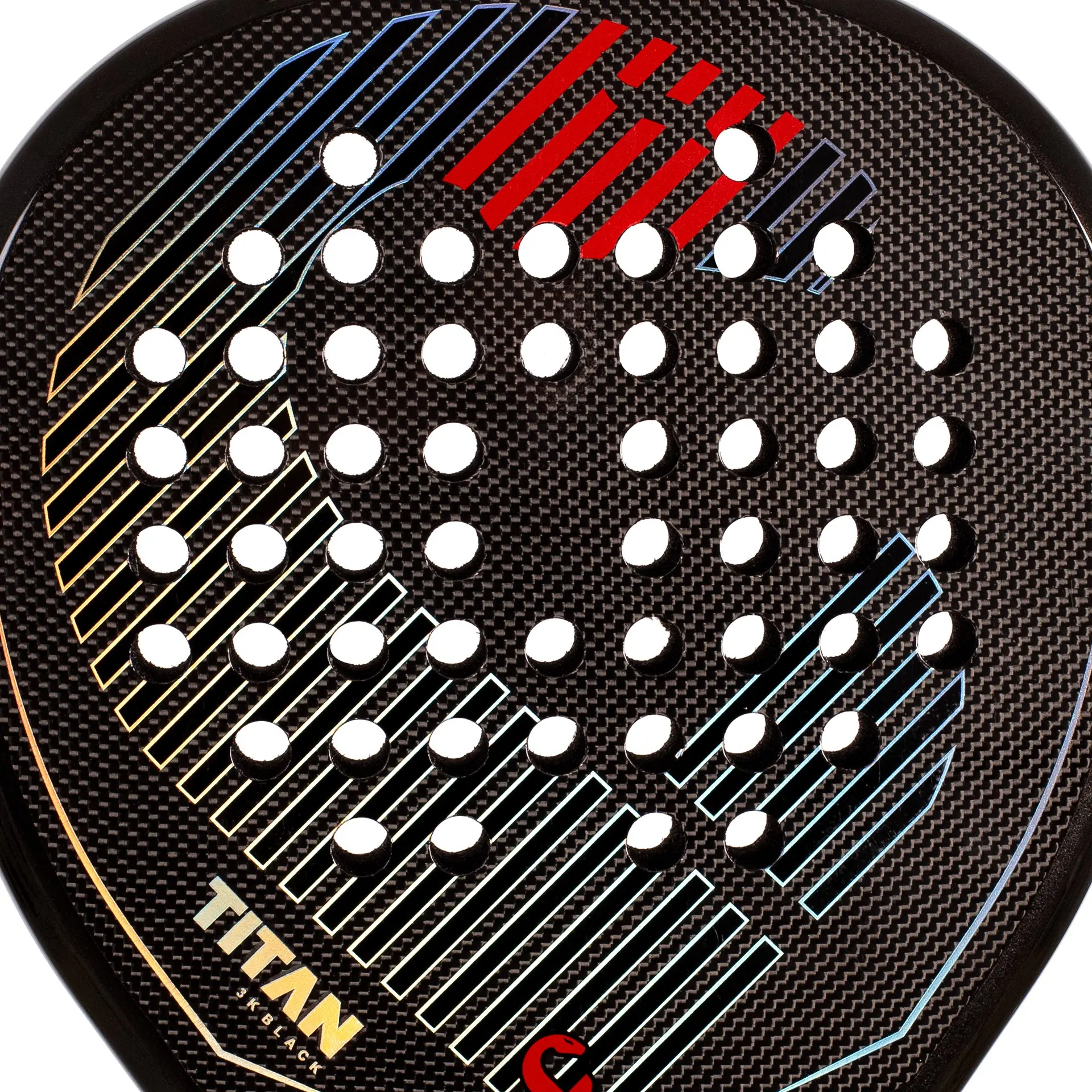 PALA DE PÁDEL VIBOR-A TITAN 3K BLACK