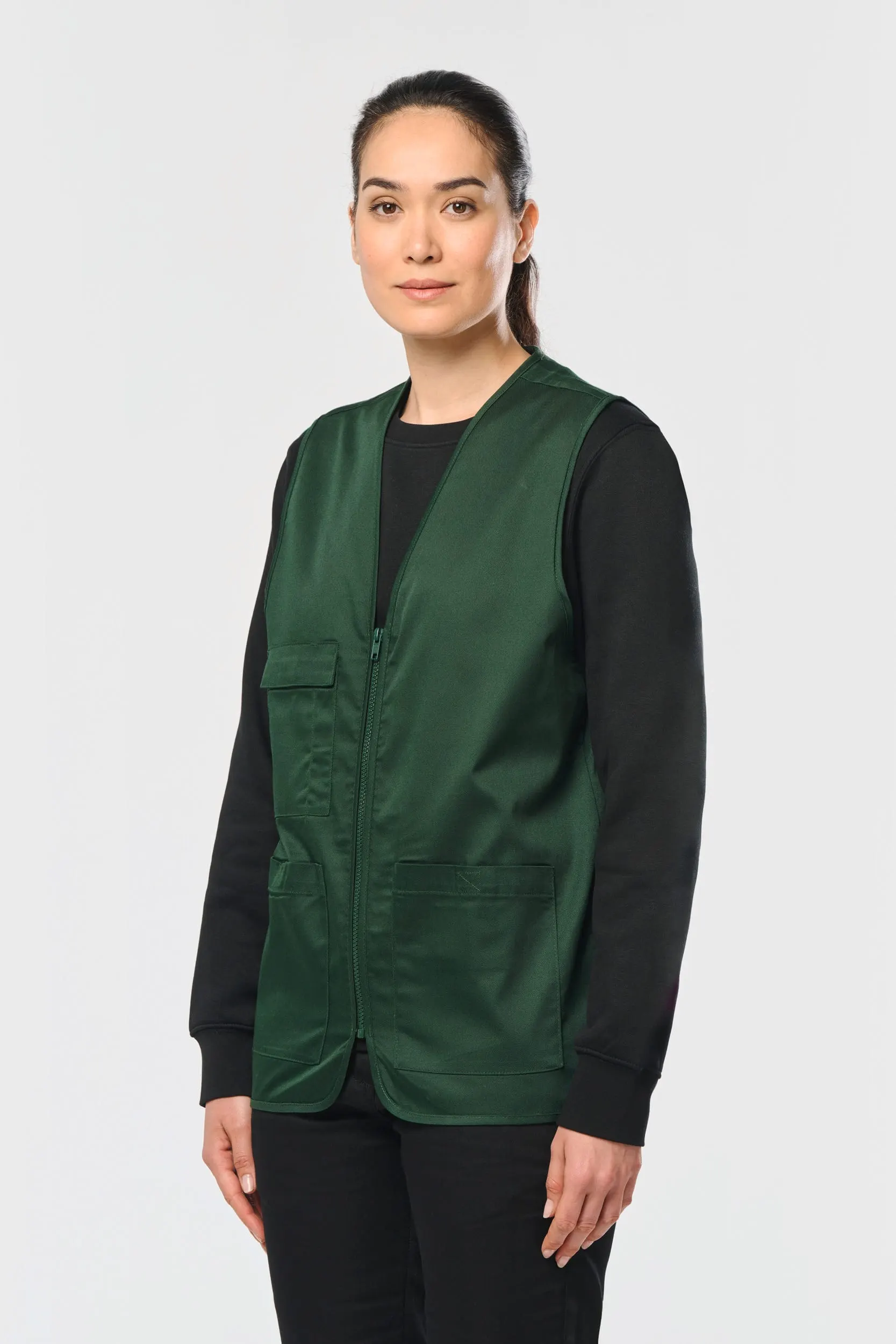 Chaleco polialgodón multibolsillos - Unisex