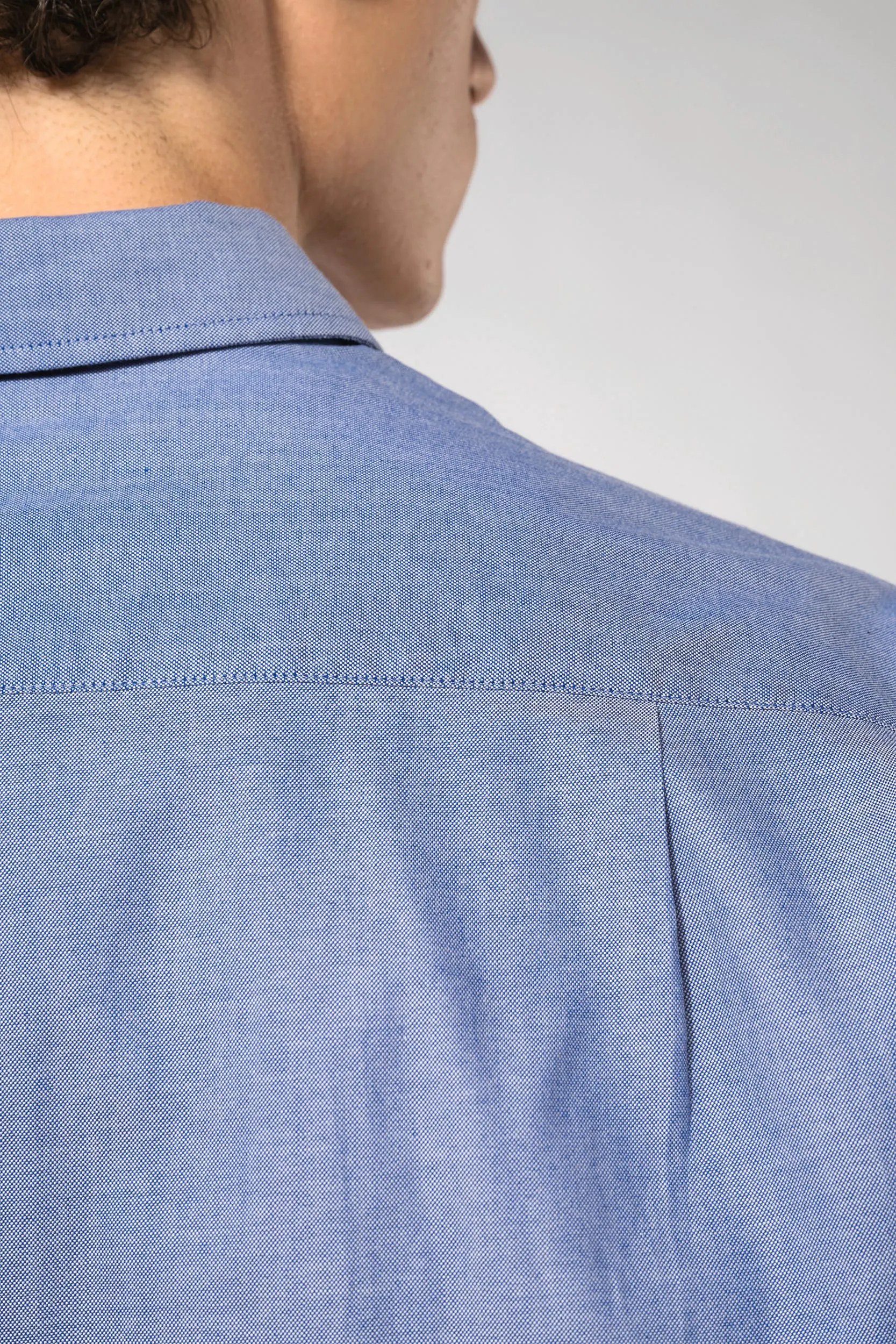 Camisa oxford manga larga hombre