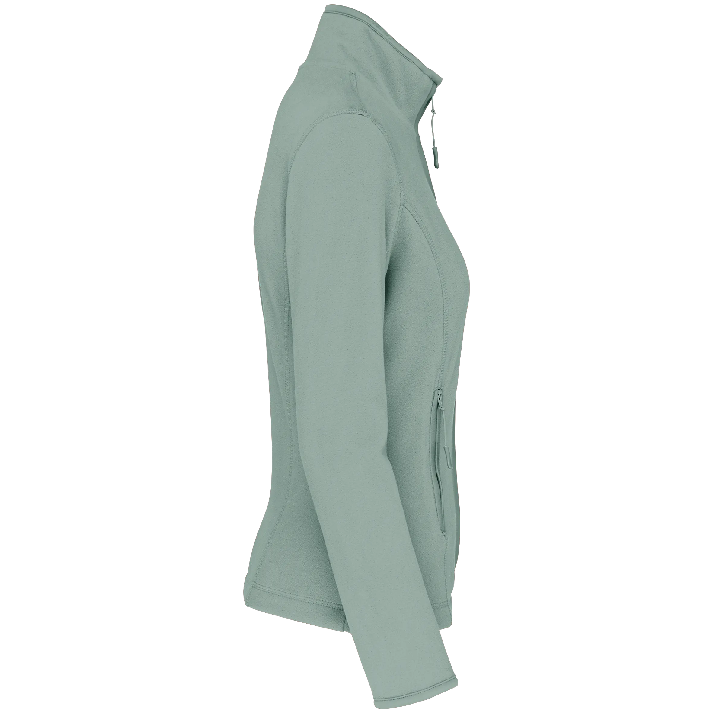 Chaqueta micropolar con cremallera mujer