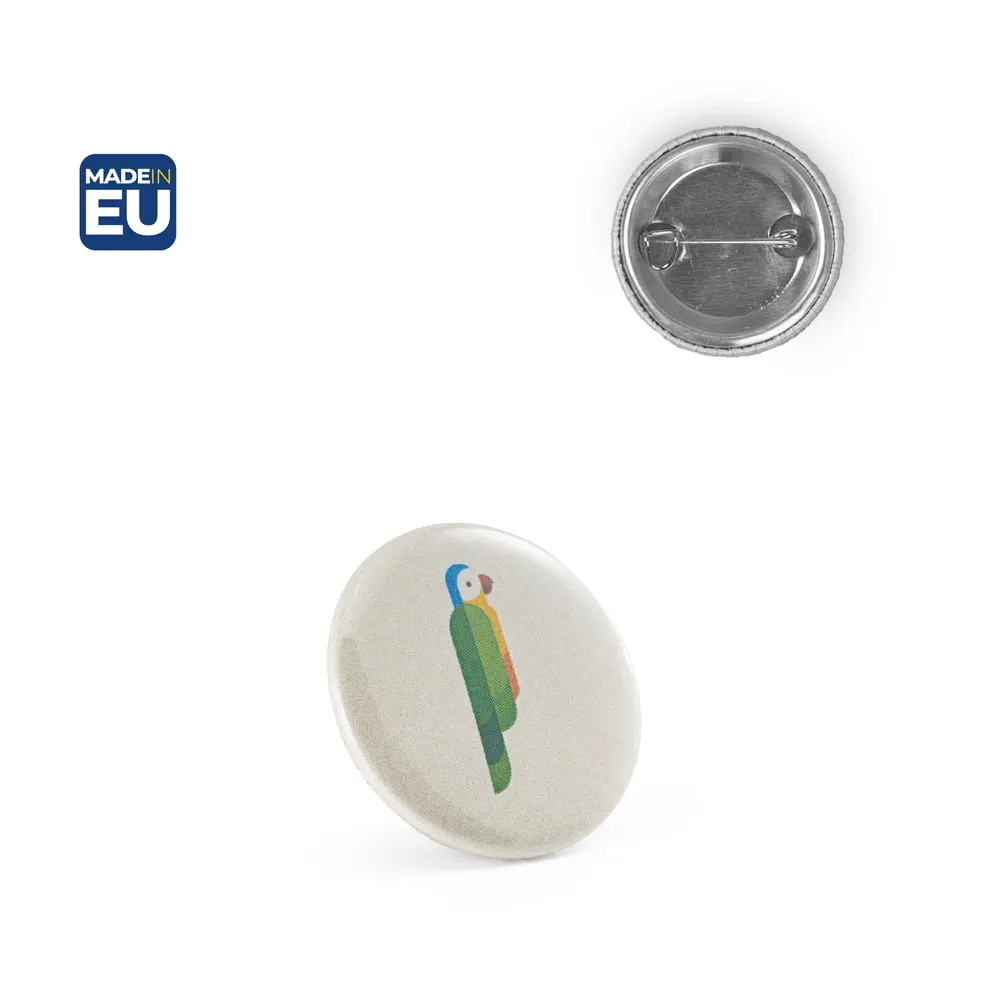 Button P'IN 1. Button P'IN 1. Pin redondo con alfiler