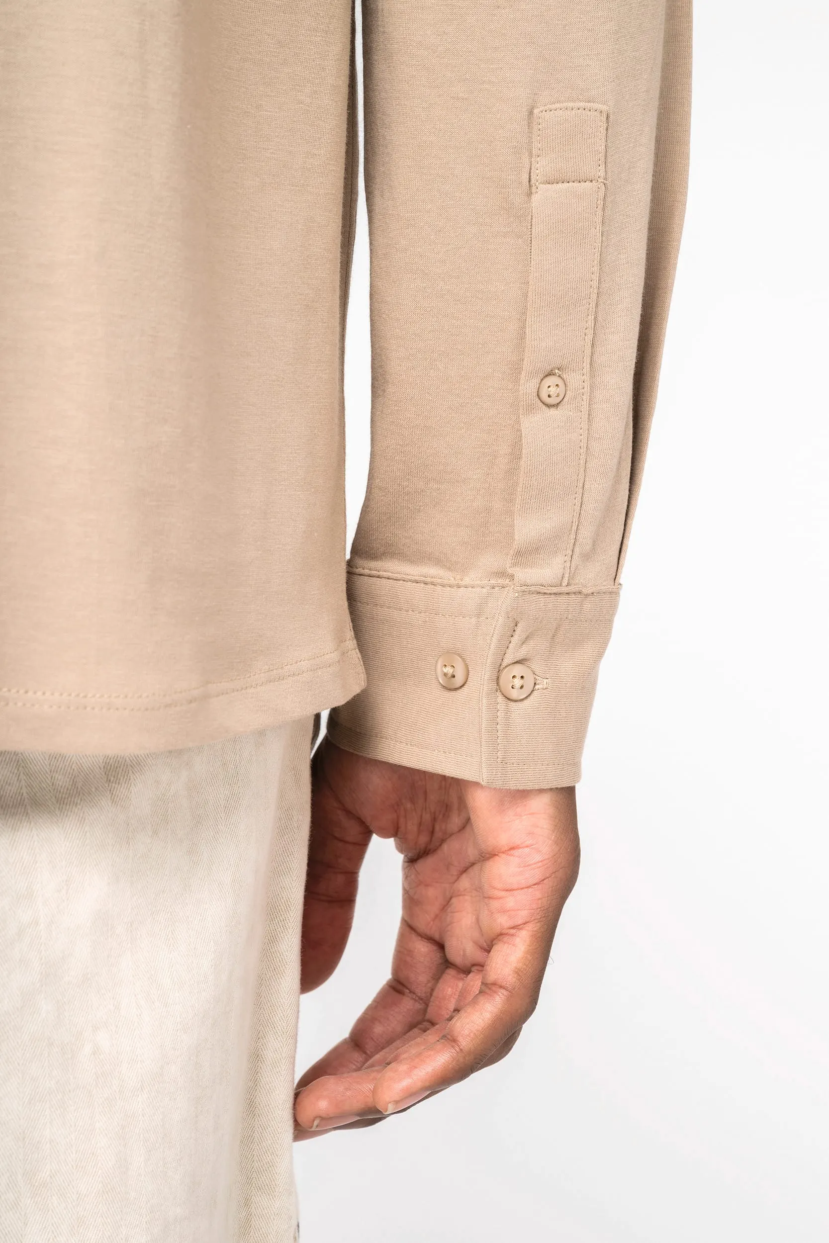 Camisa ecorresponsable de punto jersey hombre