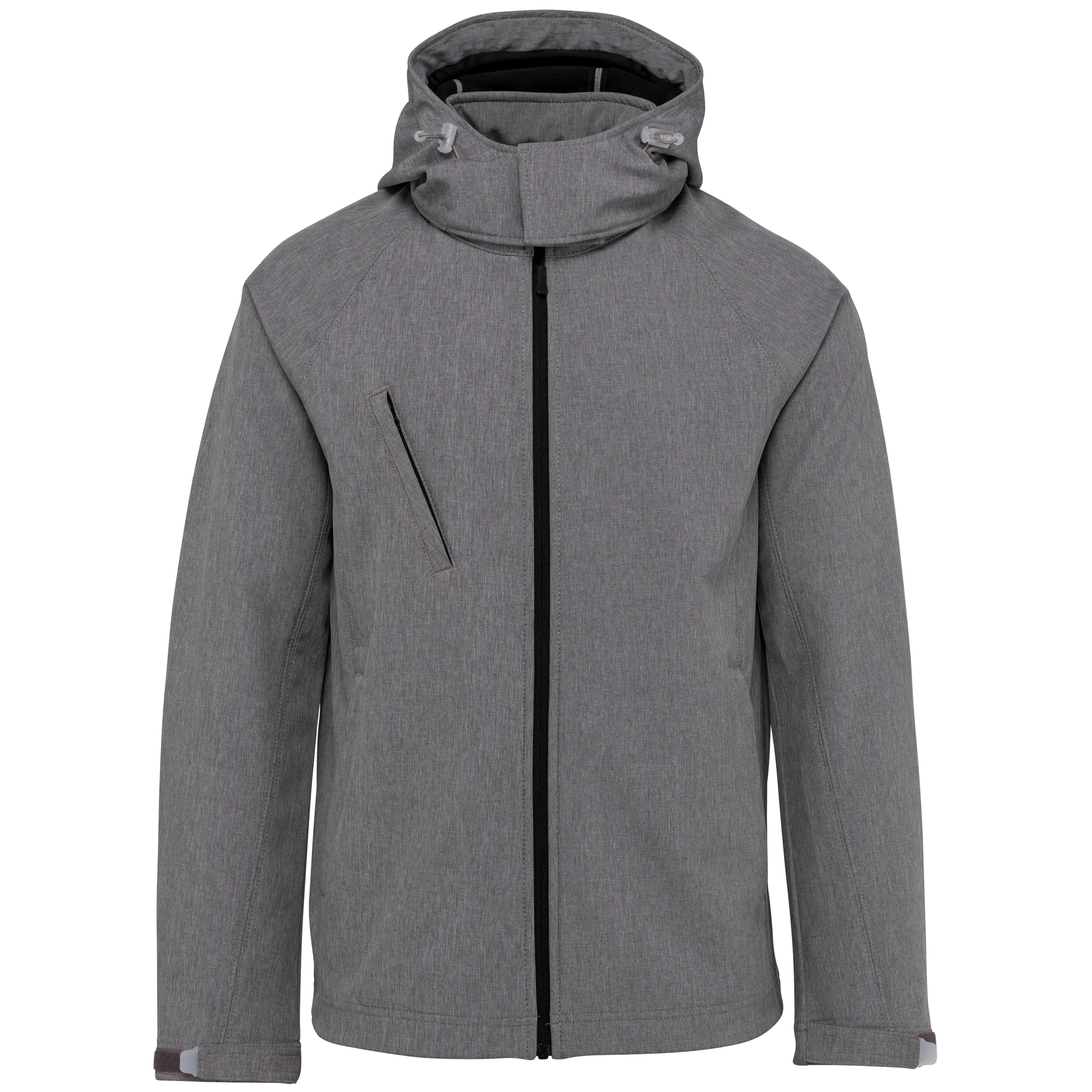 Chaqueta softshell con capucha extraíble hombre