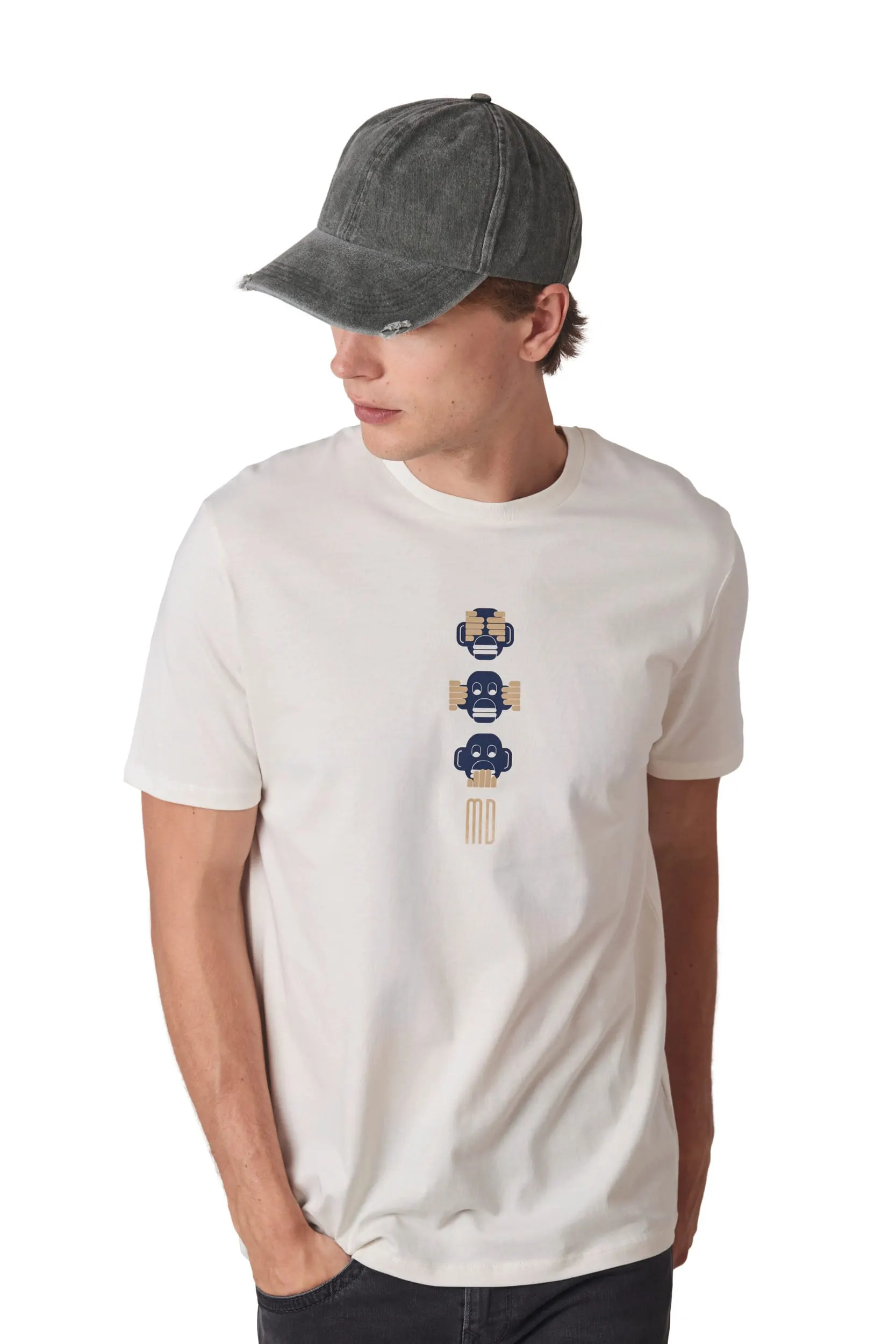 Gorra vintage efecto desgastado - 6 paneles