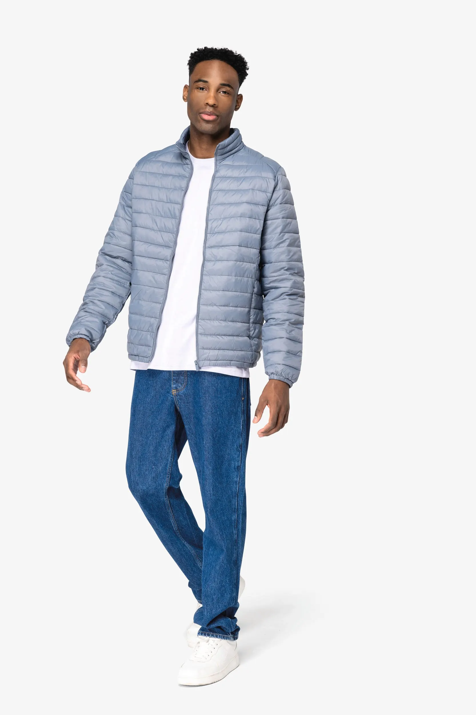 Chaqueta acolchada ligera ecorresponsable hombre