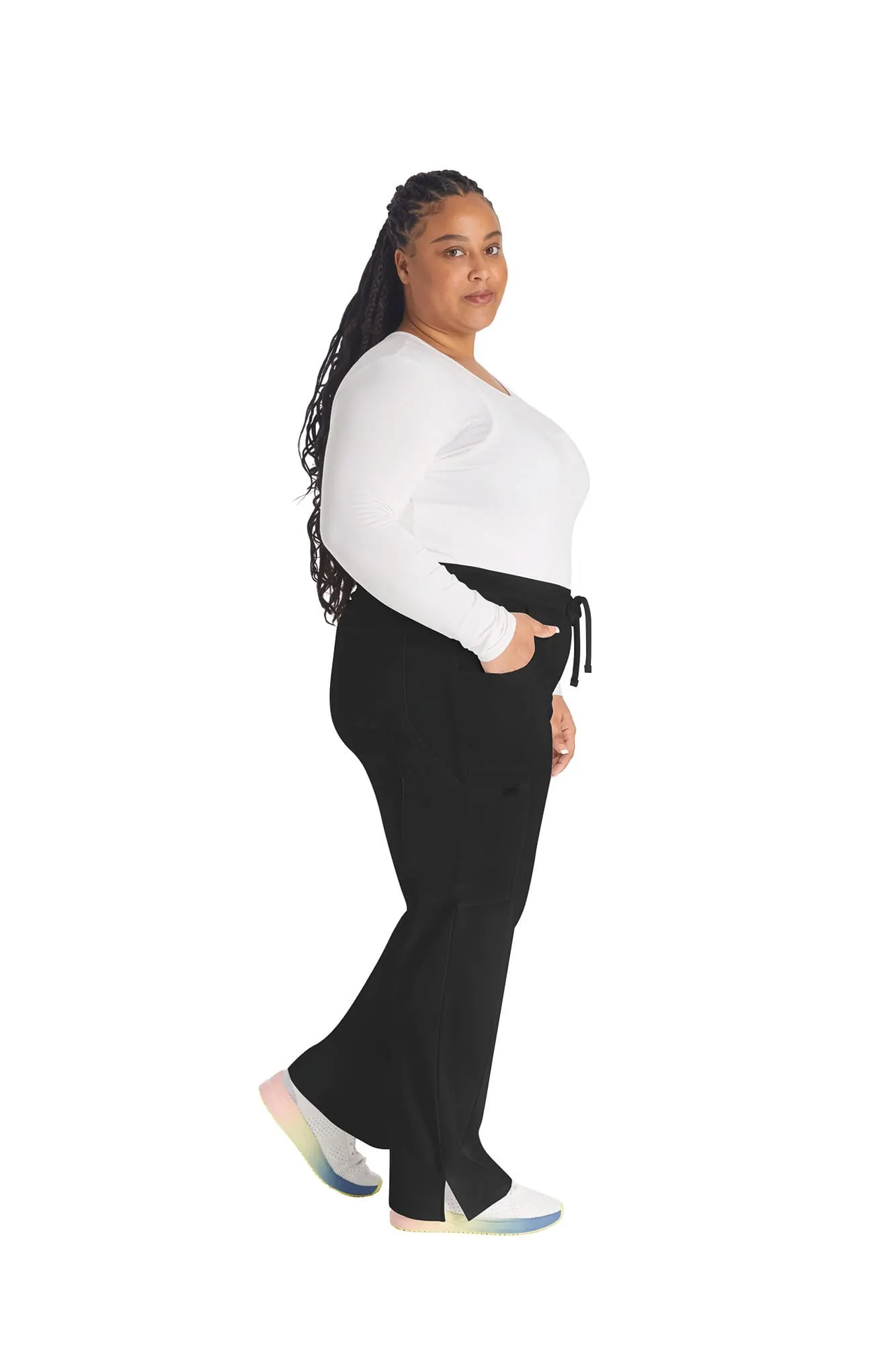 Pantalones de tiro medio mujer<br/>