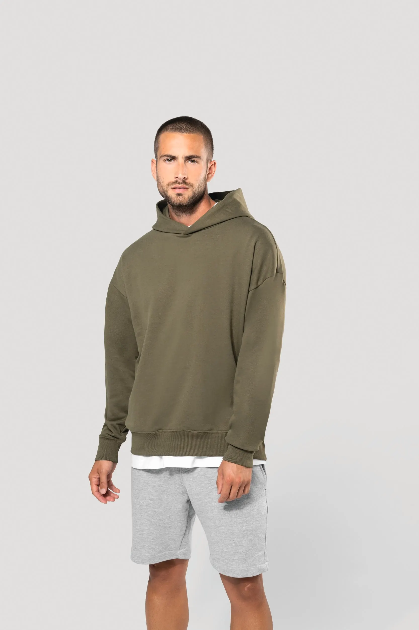 Sudadera de felpa oversize con capucha unisex