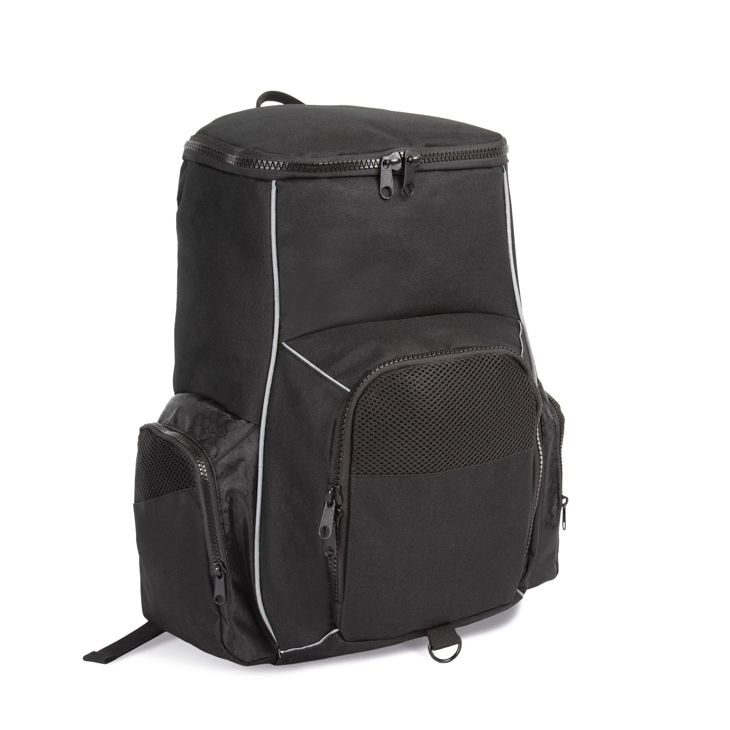 Mochila de deporte con portaobjetos confeccionada en material reciclado
