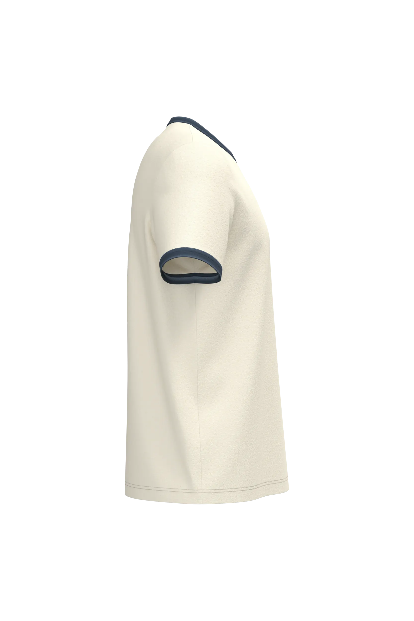 Camiseta ringer ecorresponsable con ribetes contrastados efecto lavado hombre