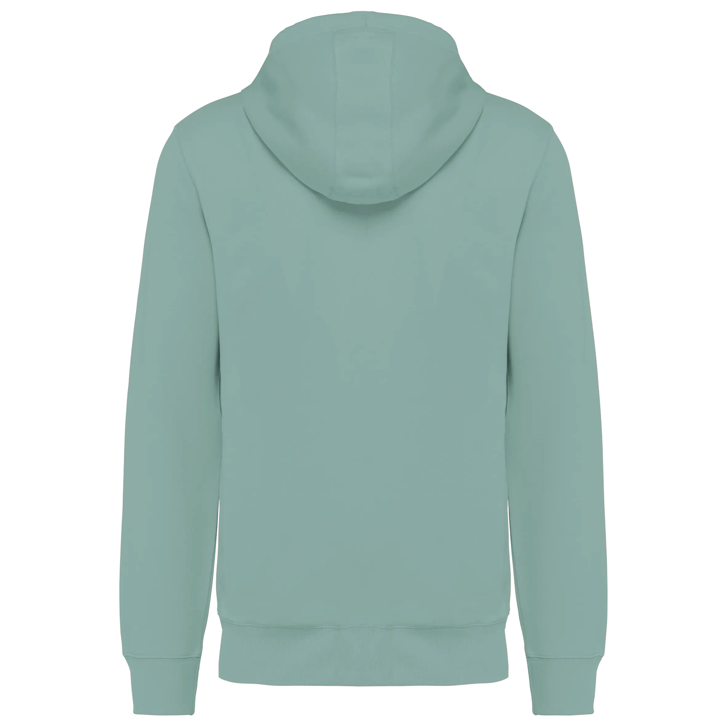 Sudadera ecorresponsable french terry con capucha y cremallera - Unisex