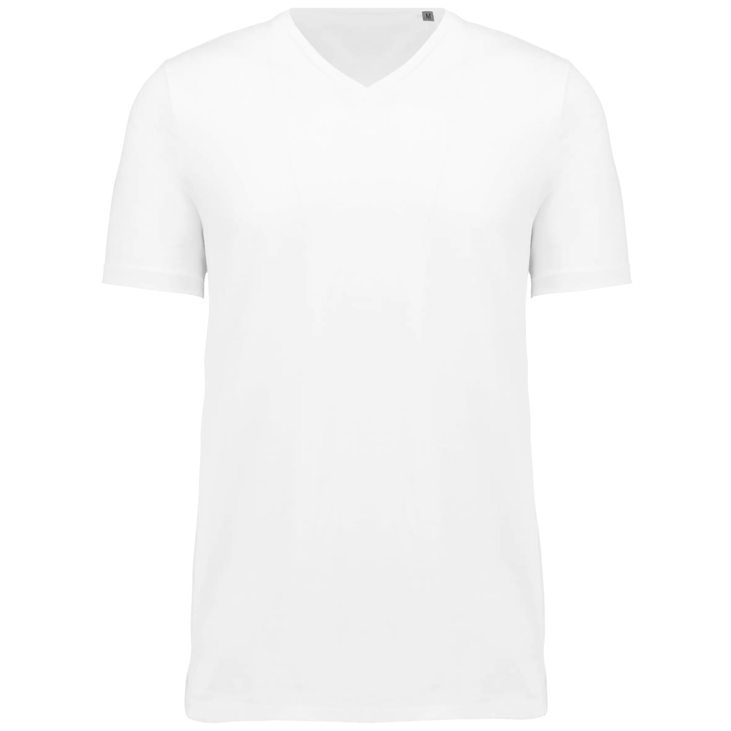 Camiseta Supima® cuello de pico manga corte hombre
