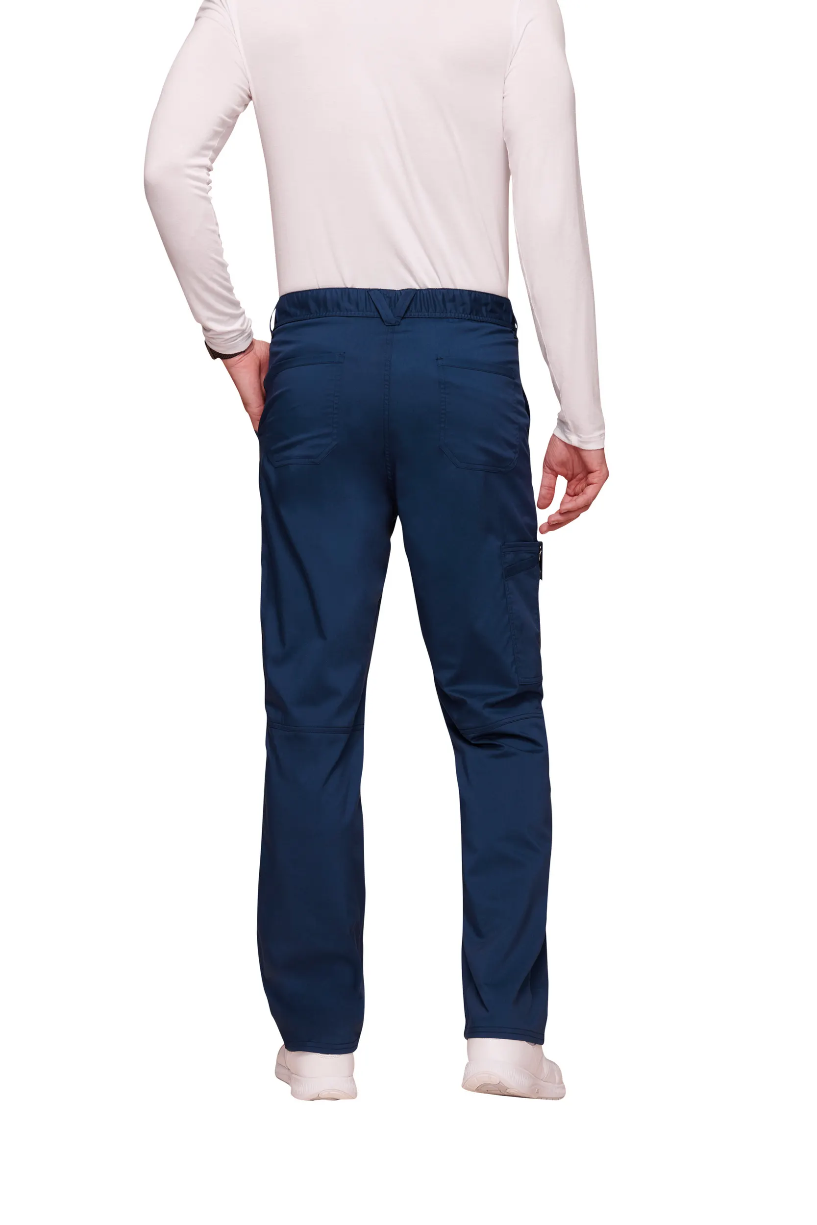 Pantalones tipo cargo con bragueta hombre