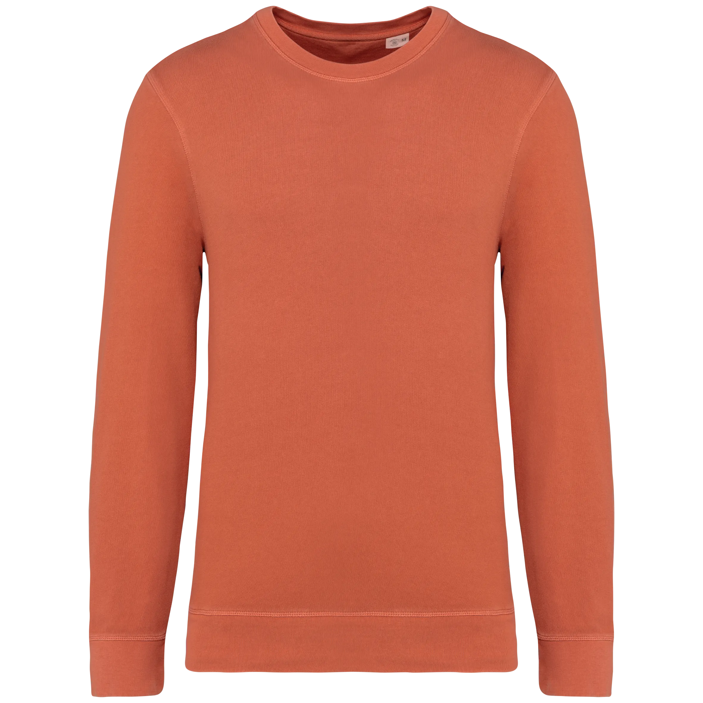 Sudadera ecorresponsable de cuello redondo French Terry unisex
