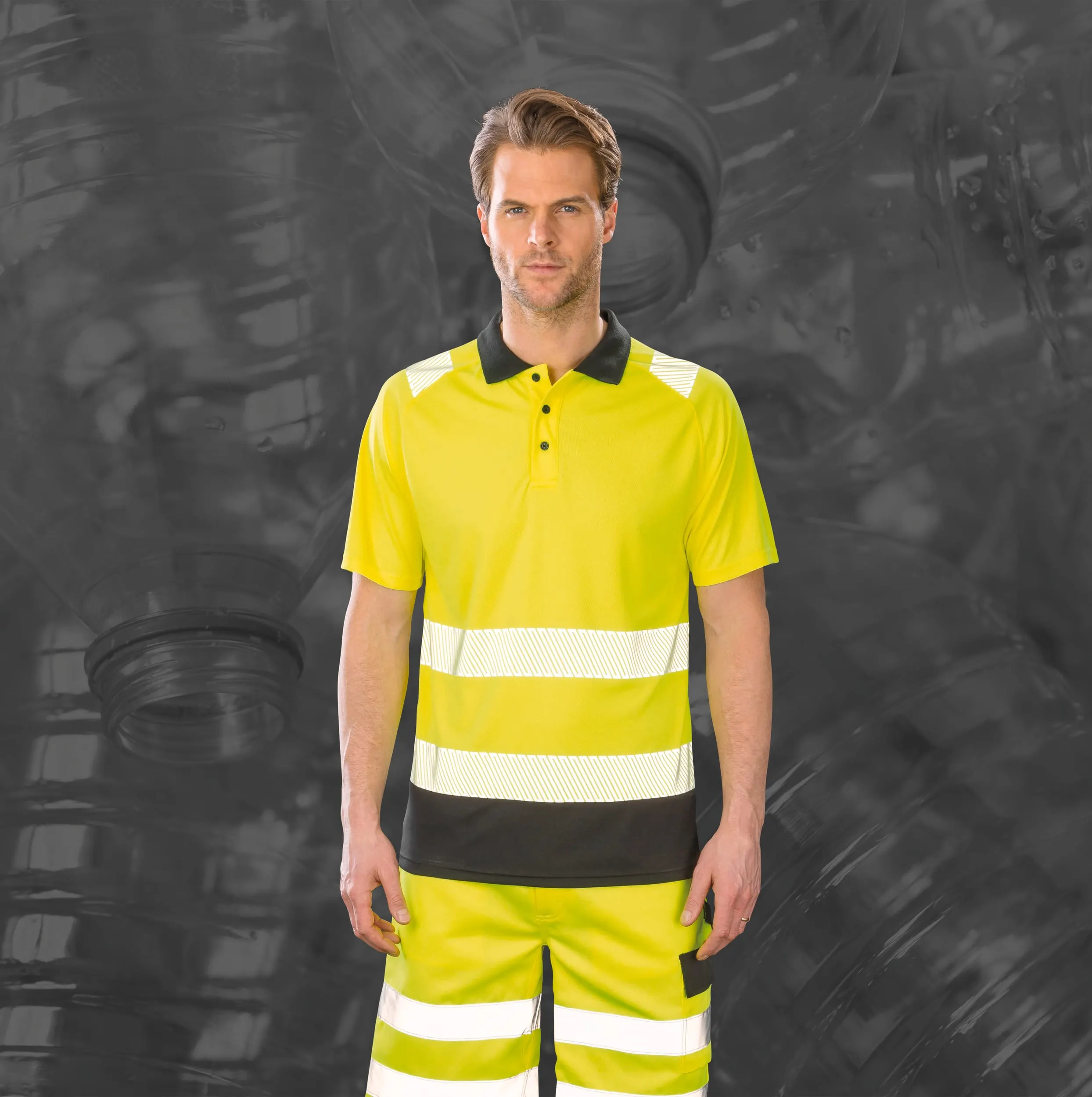 Polo de seguridad - Material reciclado