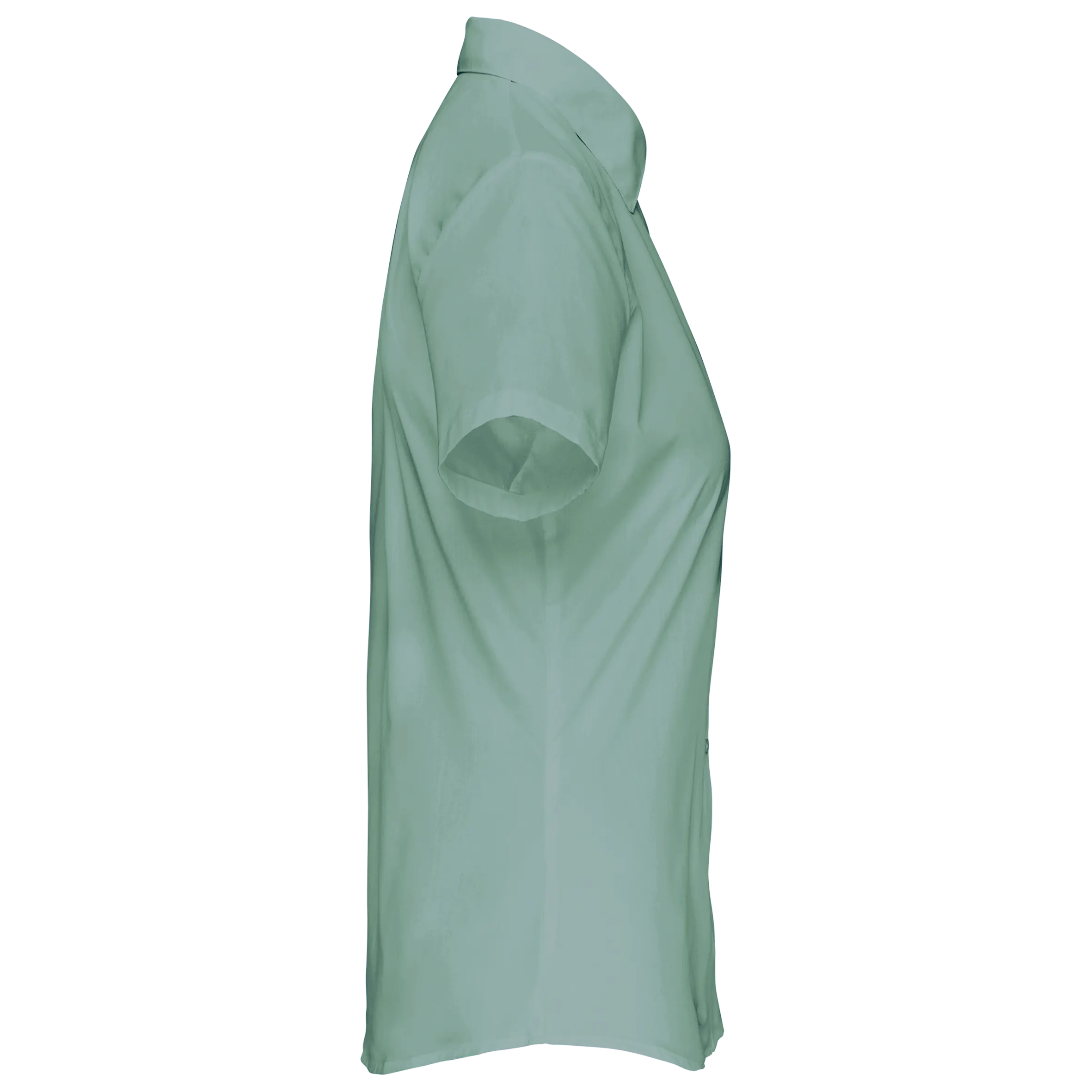 Camisa popelina de polialgodón manga corta de fácil cuidado mujer