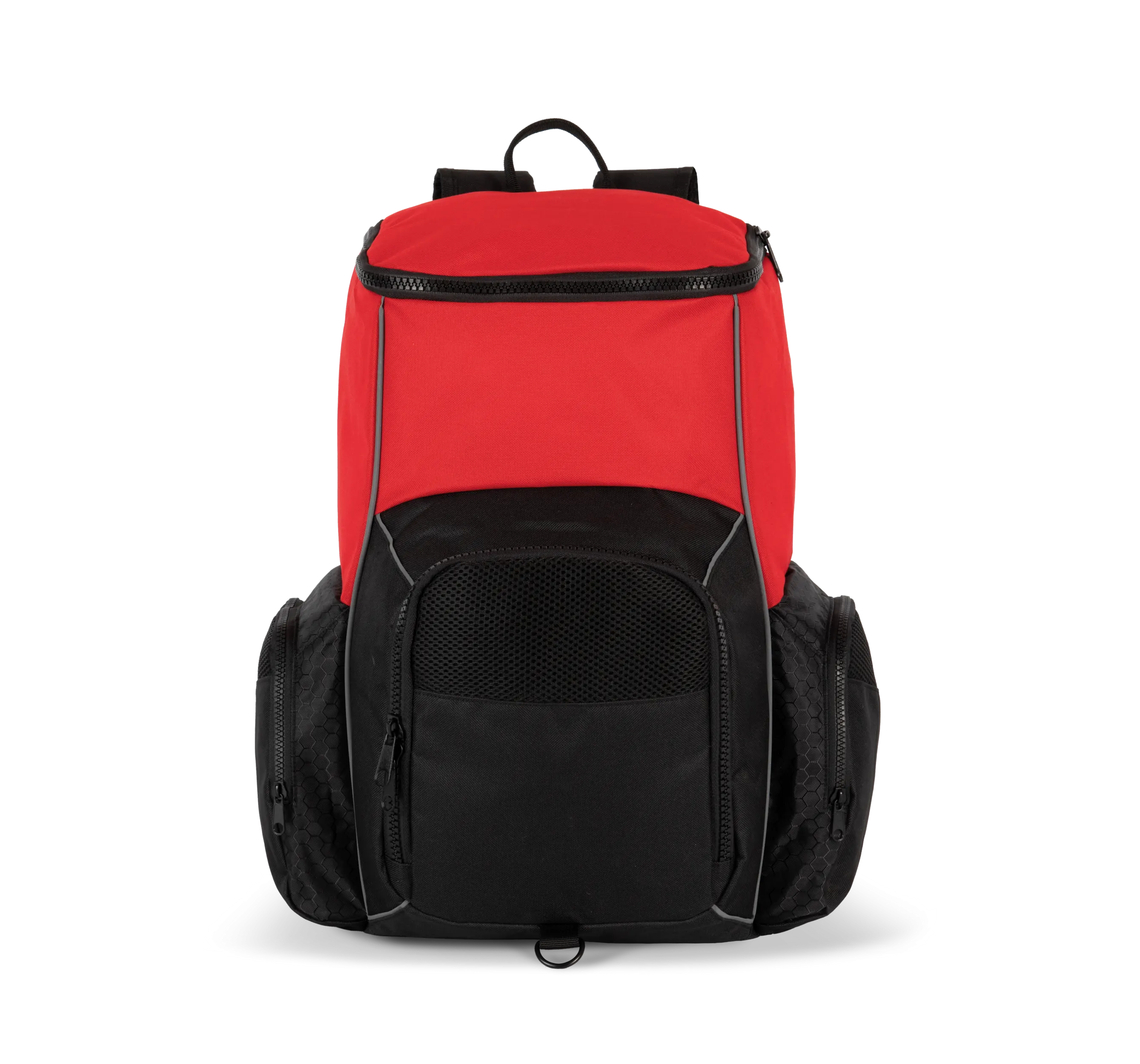 Mochila de deporte con portaobjetos confeccionada en material reciclado