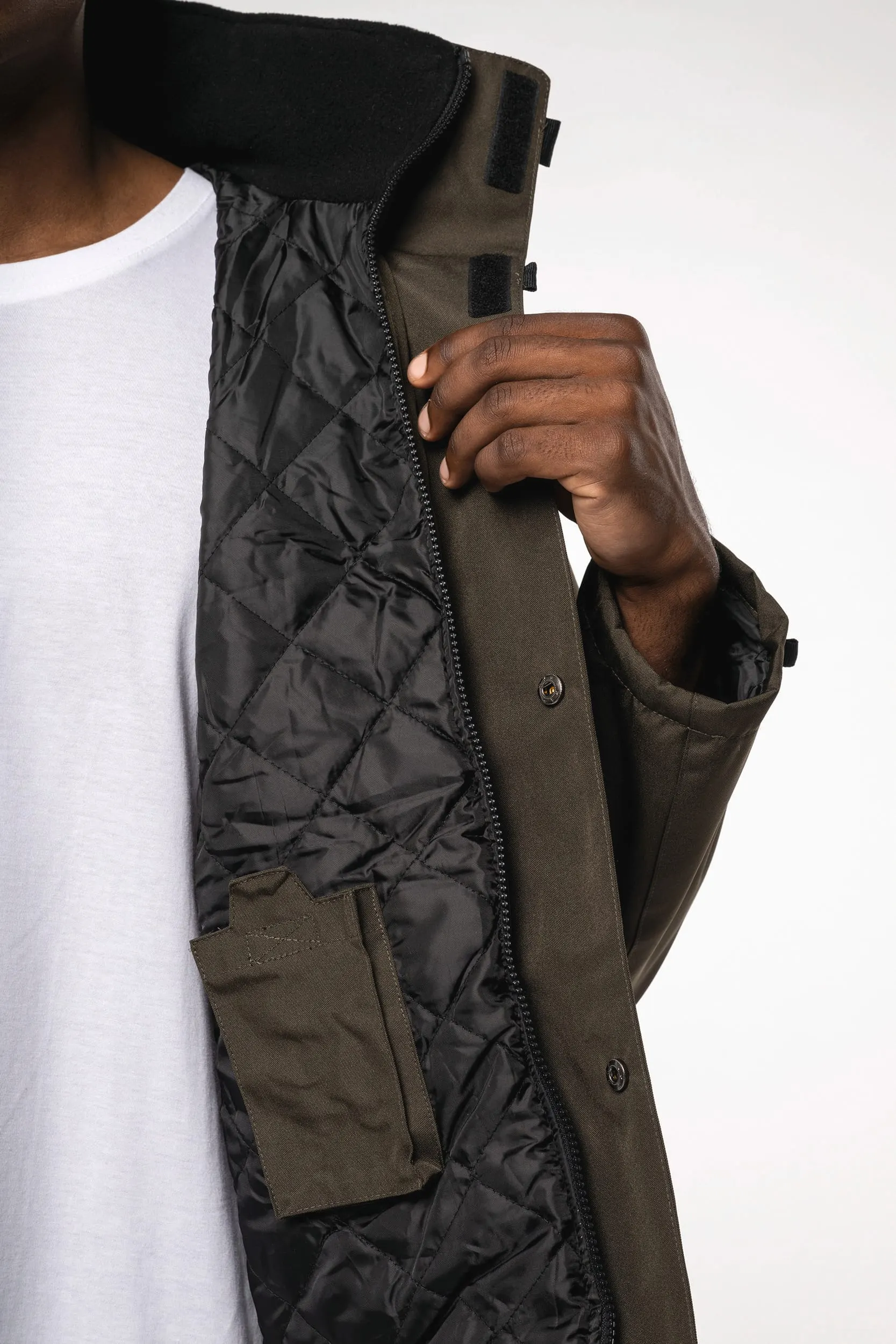 Parka acolchada hombre