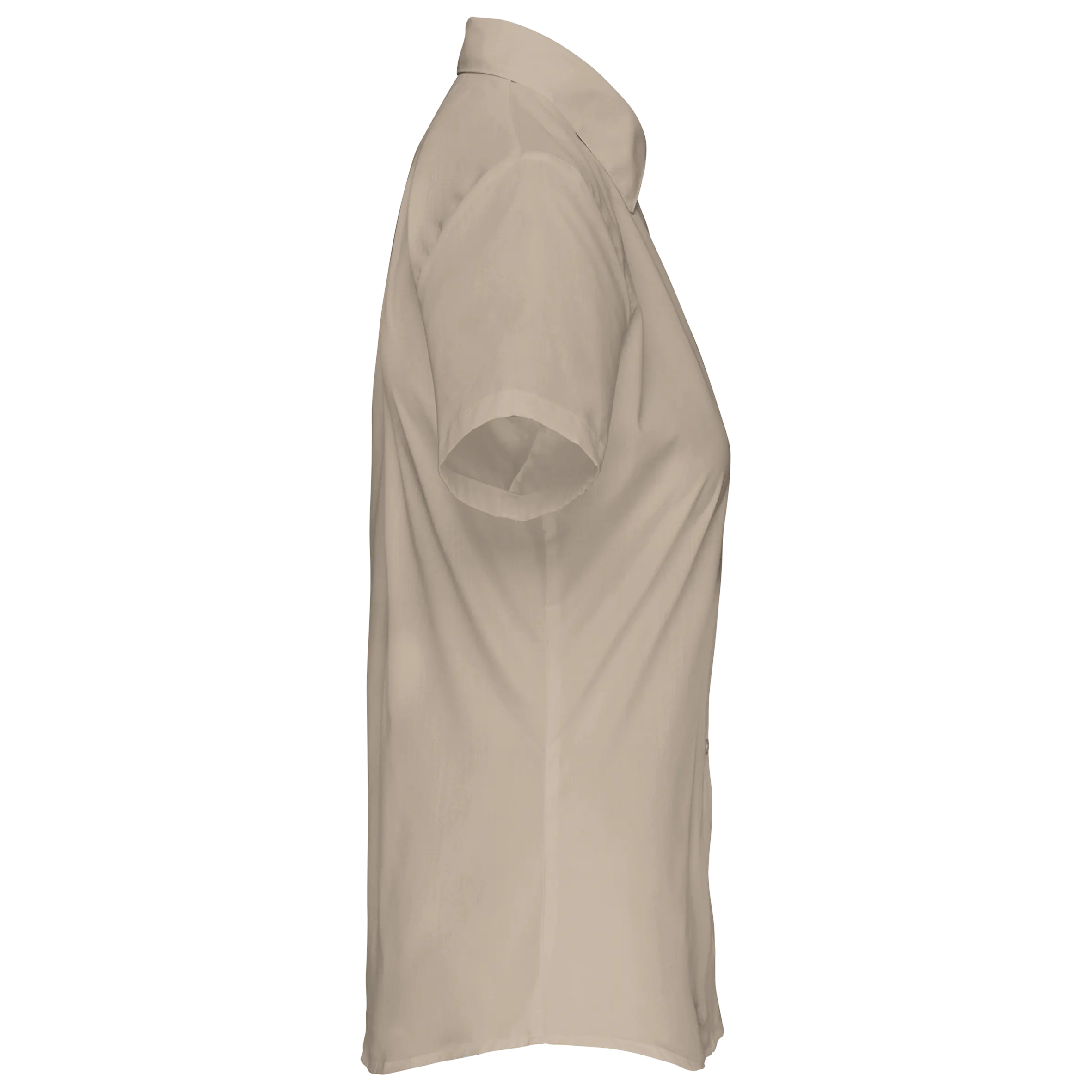 Camisa popelina de polialgodón manga corta de fácil cuidado mujer