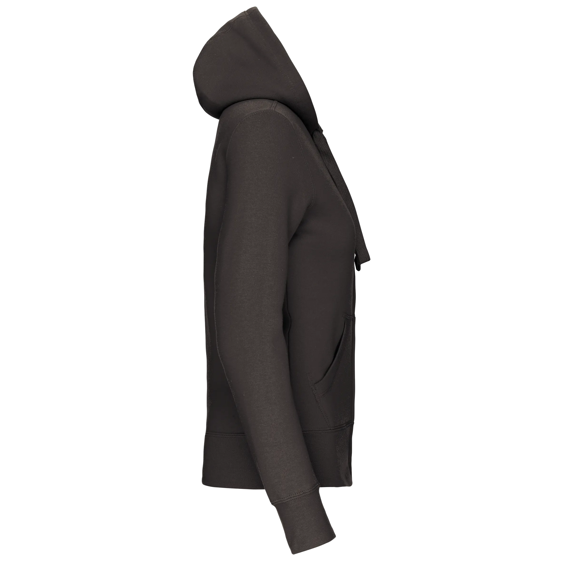 Sudadera con capucha y cremallera de mujer