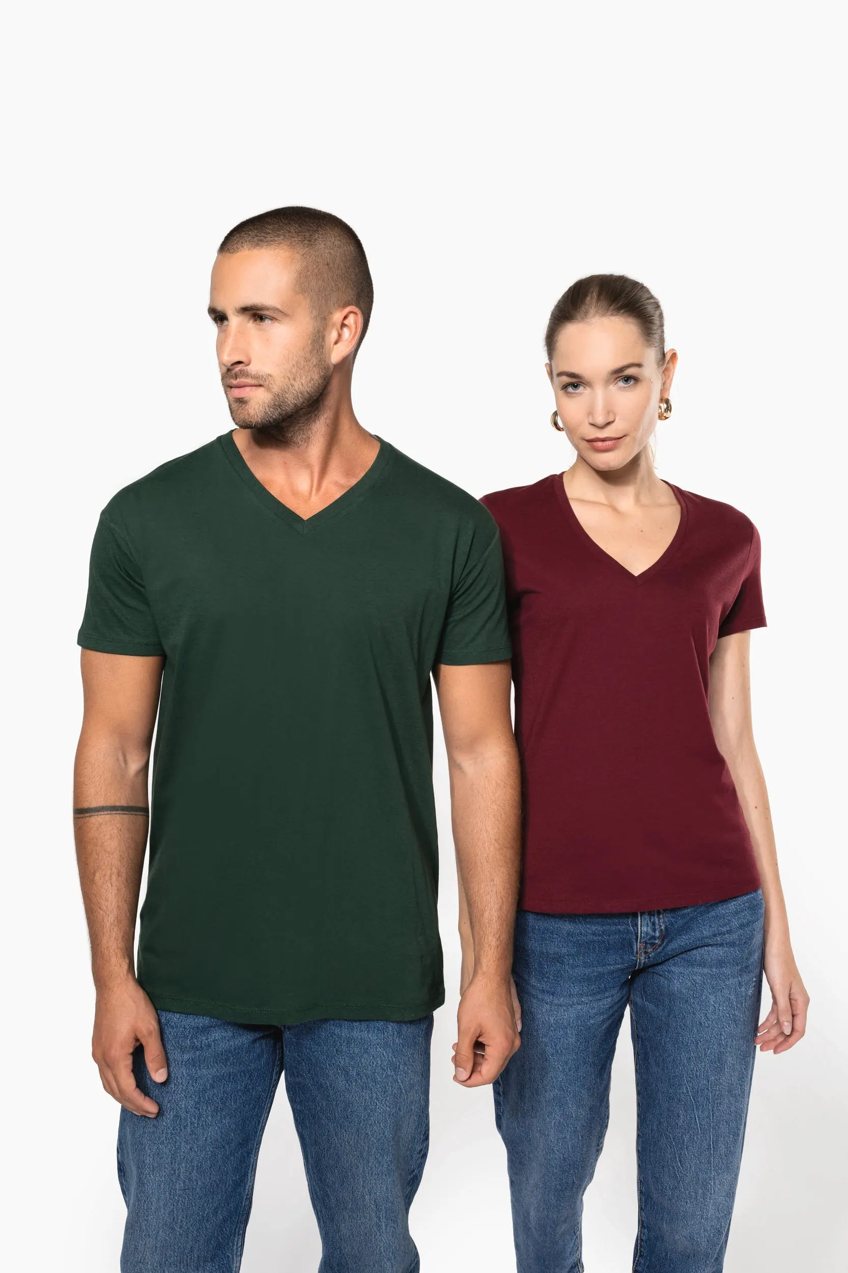 Camiseta BIO150 cuello de pico hombre