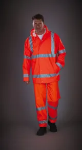 Chaqueta Alta Visibilidad Soft Flex transpirable para lluvia