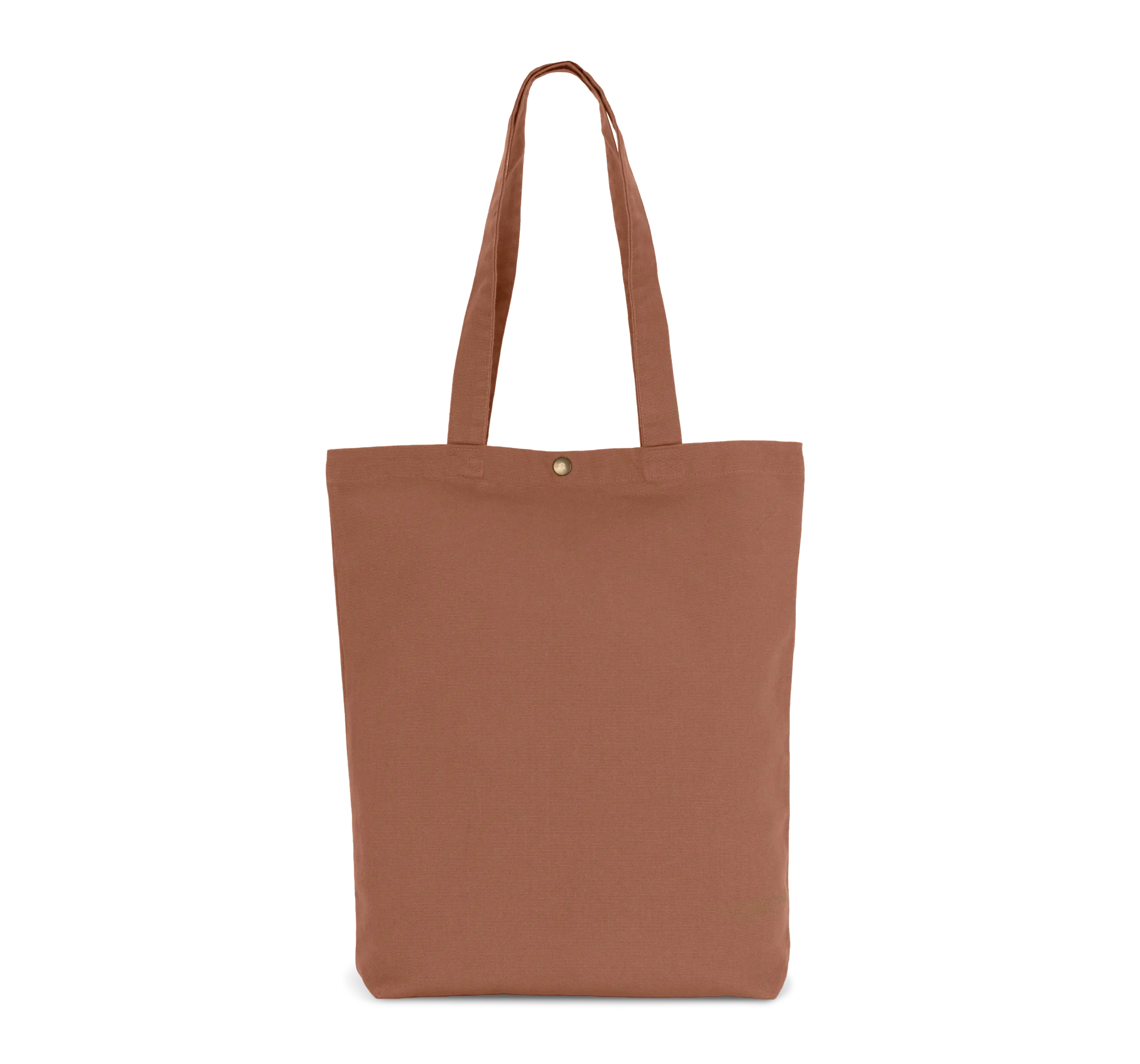 Bolsa shopper de algodón efecto lavado